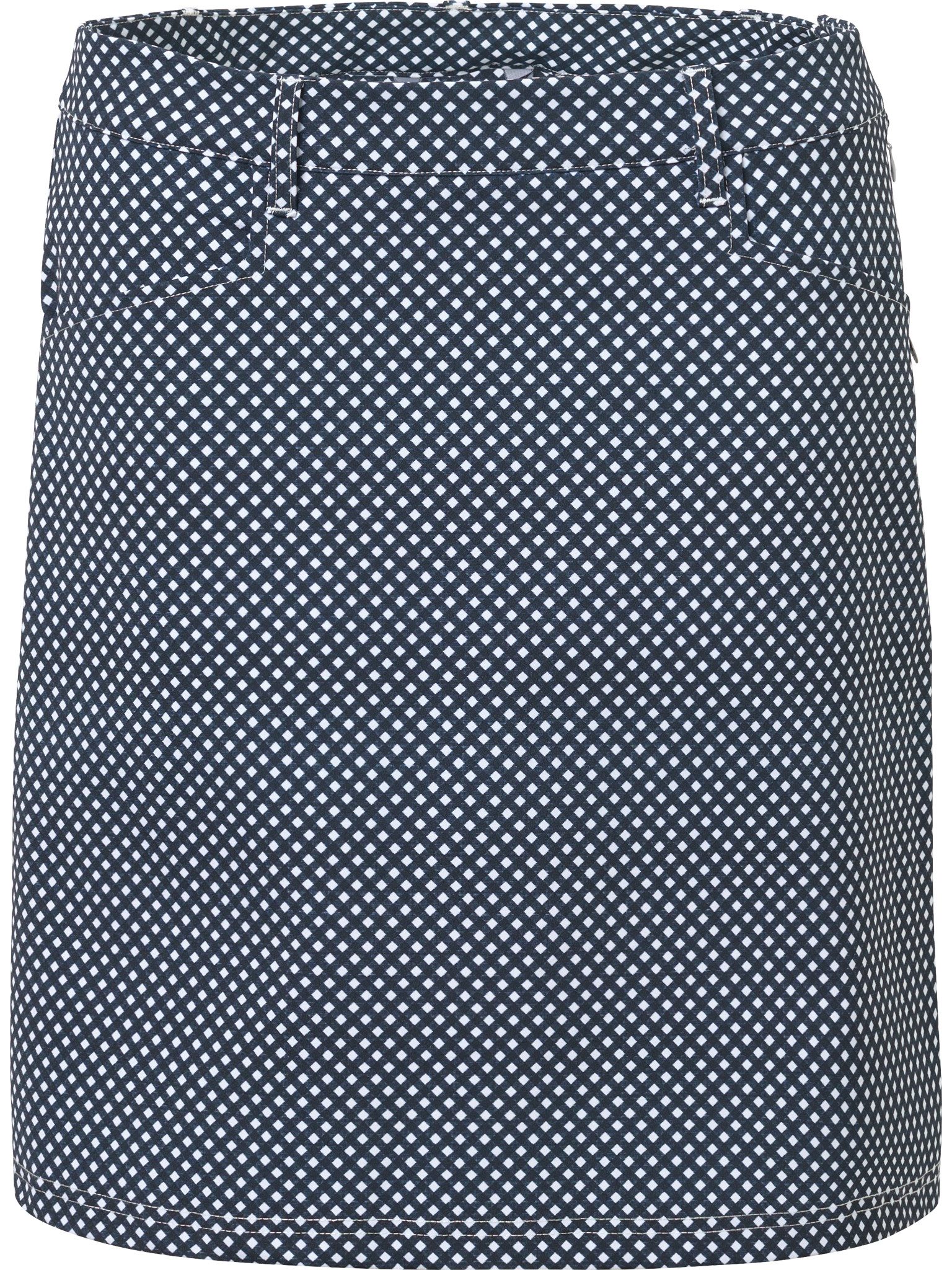 Abacus Sportswear Skort Abacus Golf Skort Merion 45cm Navy-Gemustert Damen