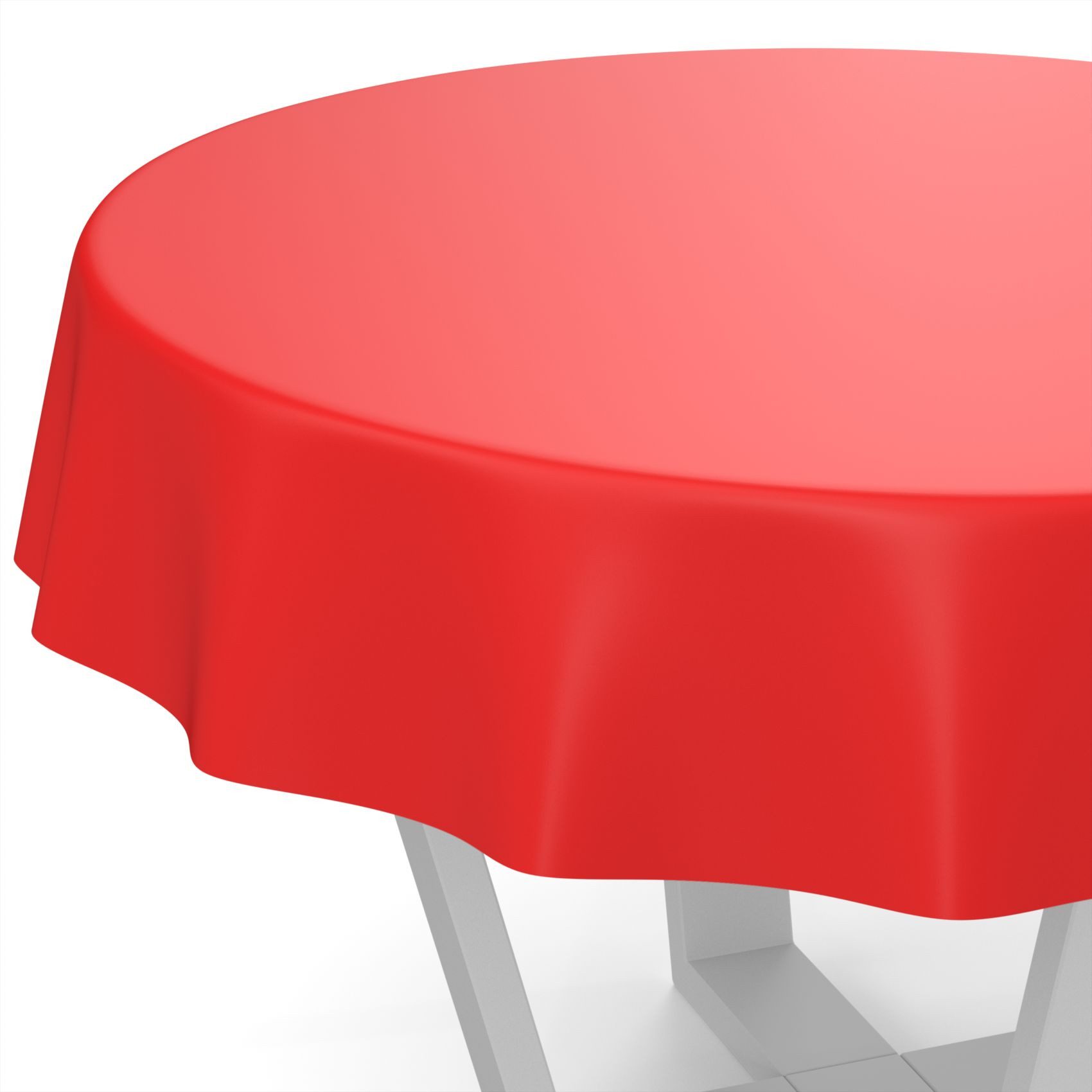 ANRO Tischdecke abwaschbar Wachstuch-Tischdecke Gartentischdecke (Einzelstück 1-tlg), wasserabweisend Einfarbig Rot Breite 140cm