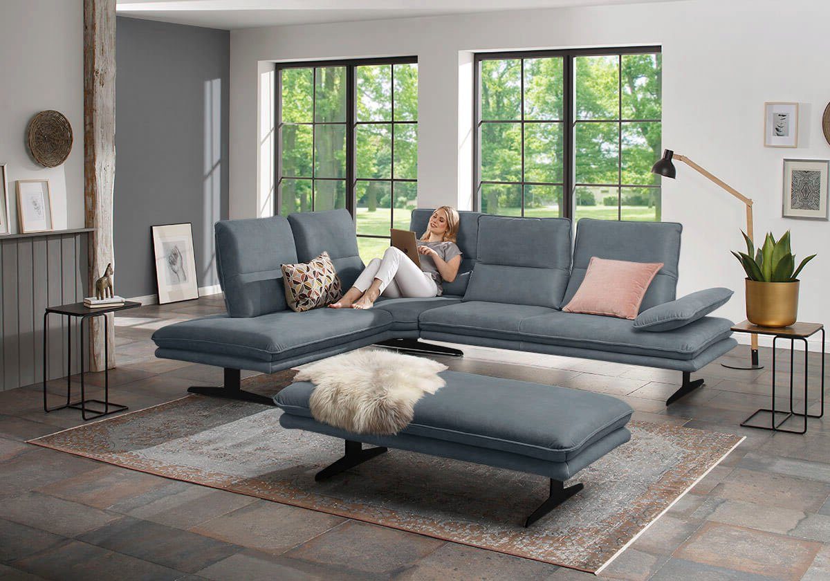 W.SCHILLIG Ecksofa broadway, Designsofa, toller Sitzkomfort, günstig online kaufen