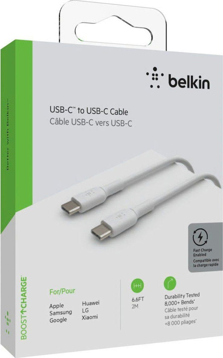 Belkin USB-C/USB-C Електричний провід PVC, 2m USB-Kabel, USB-C, USB-C (200 cm)