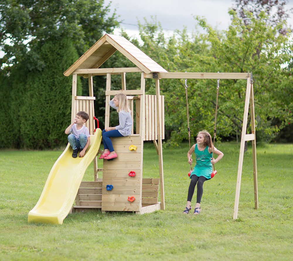 Wendi Toys Klettergerüst Biene, (1-St), Für Kinder ab 4 Jahren, Traglast 100 KG, LxHxB 280x270x270cm