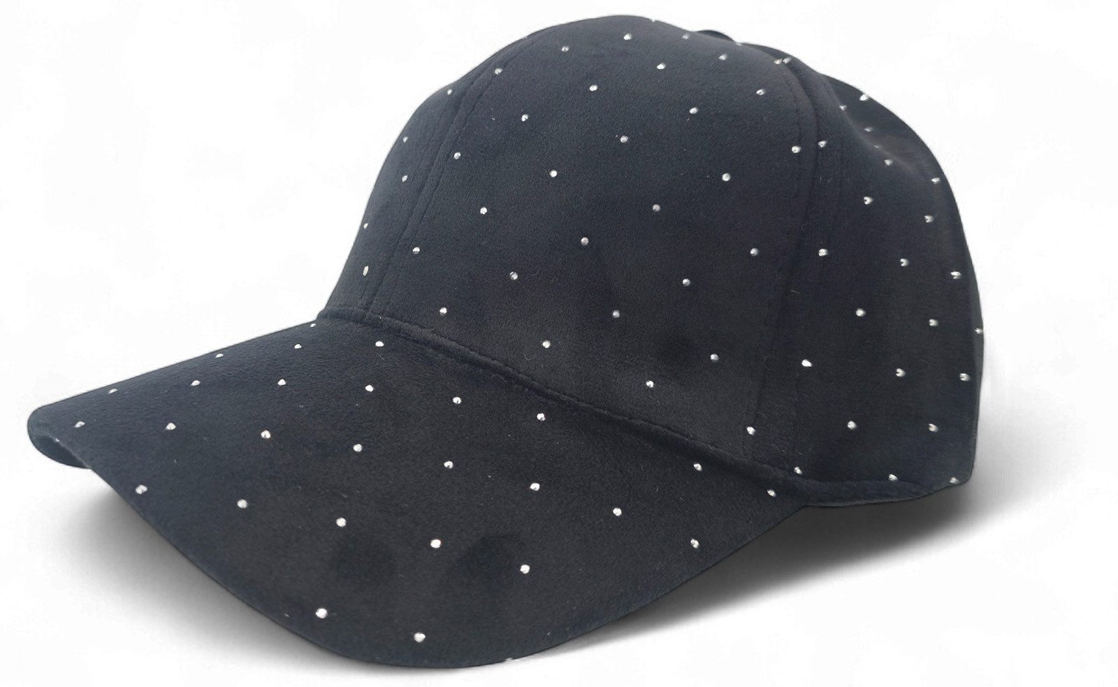 Baseball Cap Samt Baseball Cap mit Strass