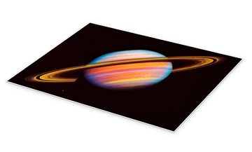 Posterlounge Poster NASA, Aufnahme von Voyager 2 vom Saturn, Fotografie