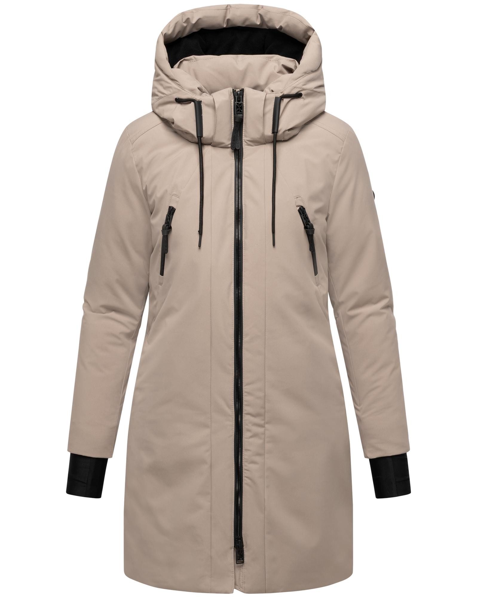 Navahoo Wintermantel Winterzart 14 Mantel mit abnehmbarer Kapuze und Rucksackträgern innen