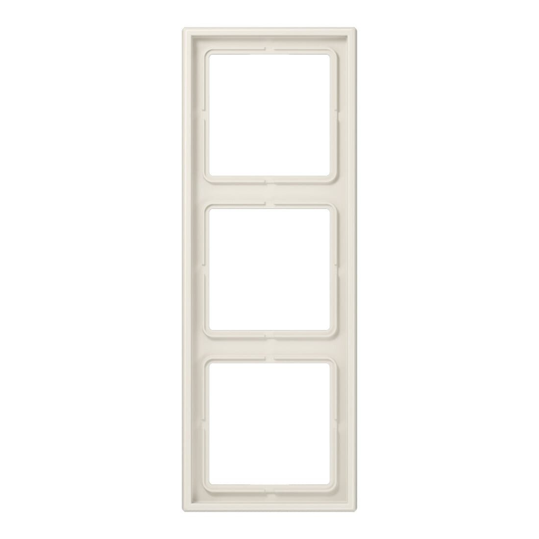 JUNG Schalter Jung Rahmen 3-fach ws waage/senkrecht LS 983 W