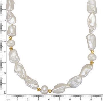 Firetti Perlenkette Schmuck Geschenk Gold 585 Halsschmuck Halskette Collier Kugeln, mit Süßwasserzuchtperle