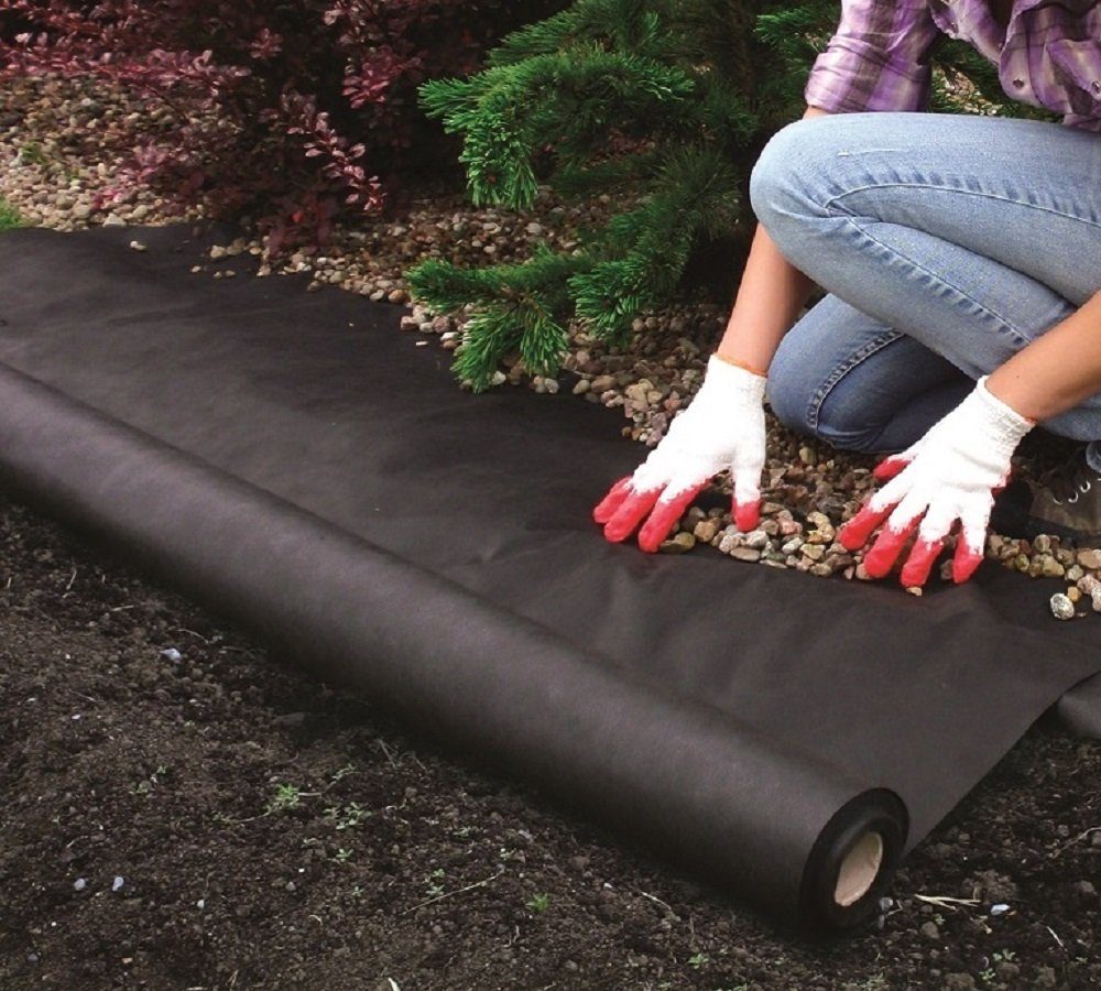 HaGa Unkrautvlies UNKRAUTSCHUTZVLIES 150g/m² 0,5m x 10m Vlies, Mulchvlies,Unkrautfolie,Mulchfolie (nie wieder Unkraut jäten keine – Bild 4 von 5