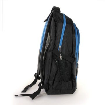 BAG STREET Freizeitrucksack Bag Street Damen Herren Sporttasche (Sportrucksack), Sportrucksack, Freizeitrucksack Synthetik, schwarz, blau ca. 30cm x ca