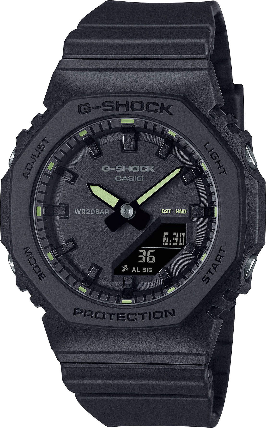 CASIO G-SHOCK Chronograph GMA-P2100SA-1A2ER, Quarzuhr, Armbanduhr, Damenuhr, Herrenuhr, analog, digital