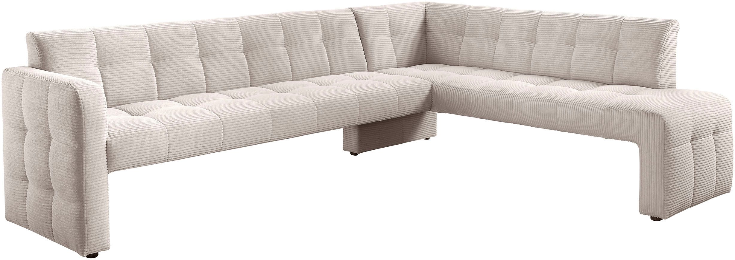 exxpo - sofa fashion Essbank Barista, bequem und elegant, hohe Bodenfreiheit, Eckbank Barista bequem und elegant, hochwertige Detailverarbeitung
