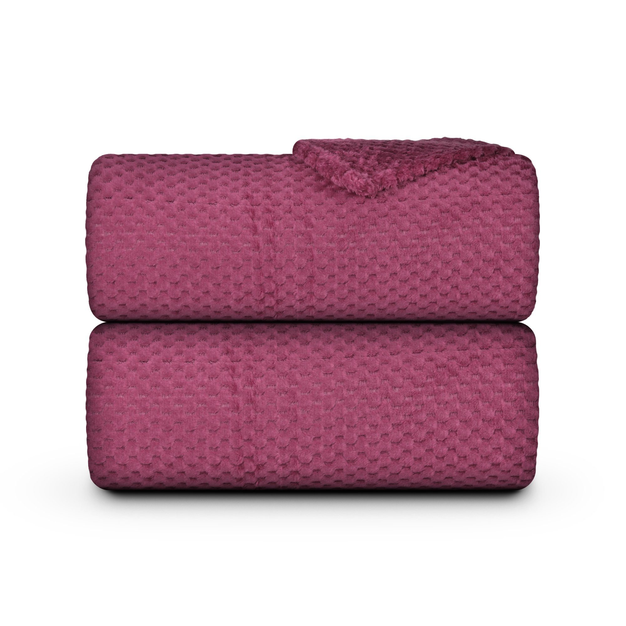 Wohndecke "Popcorn" mit Cashmere Soft-Touch 150x200 cm, Bestlivings, Mikrofaser, 300 g/m², pflegeleicht