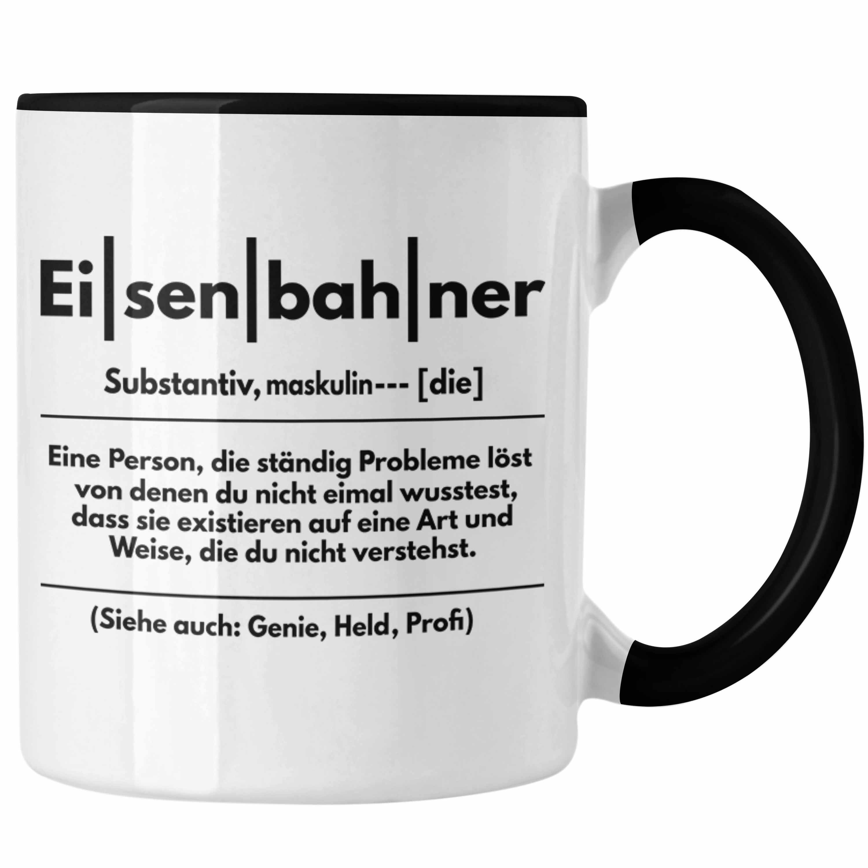 Trendation Tasse Trendation - Eisenbahner Geschenk Modelleisenbahn Geschenk Tasse Dampf