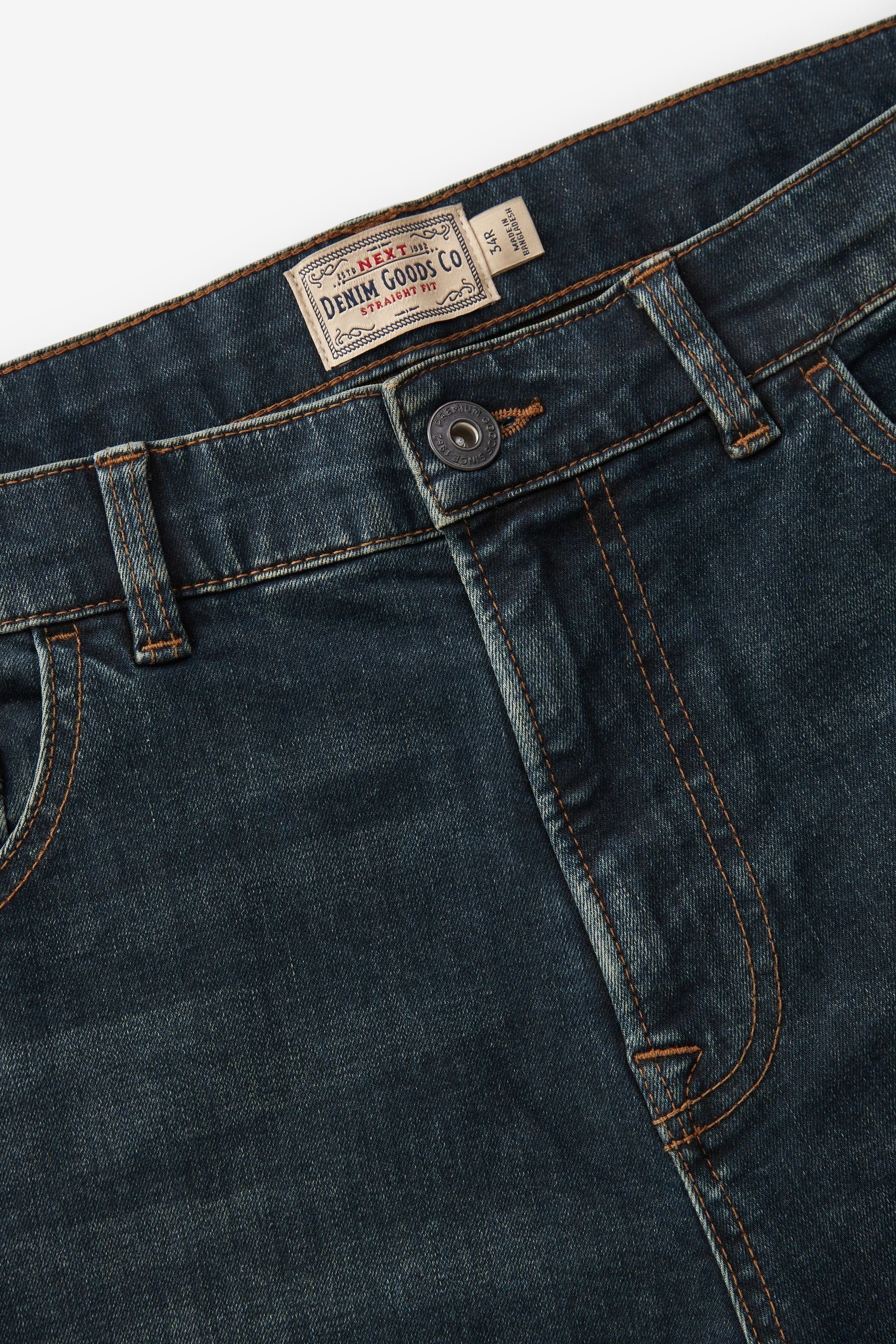 im Dark Fit Next Vintage-Look Stretch-Jeans Straight-Jeans Straight (1-tlg) Tint