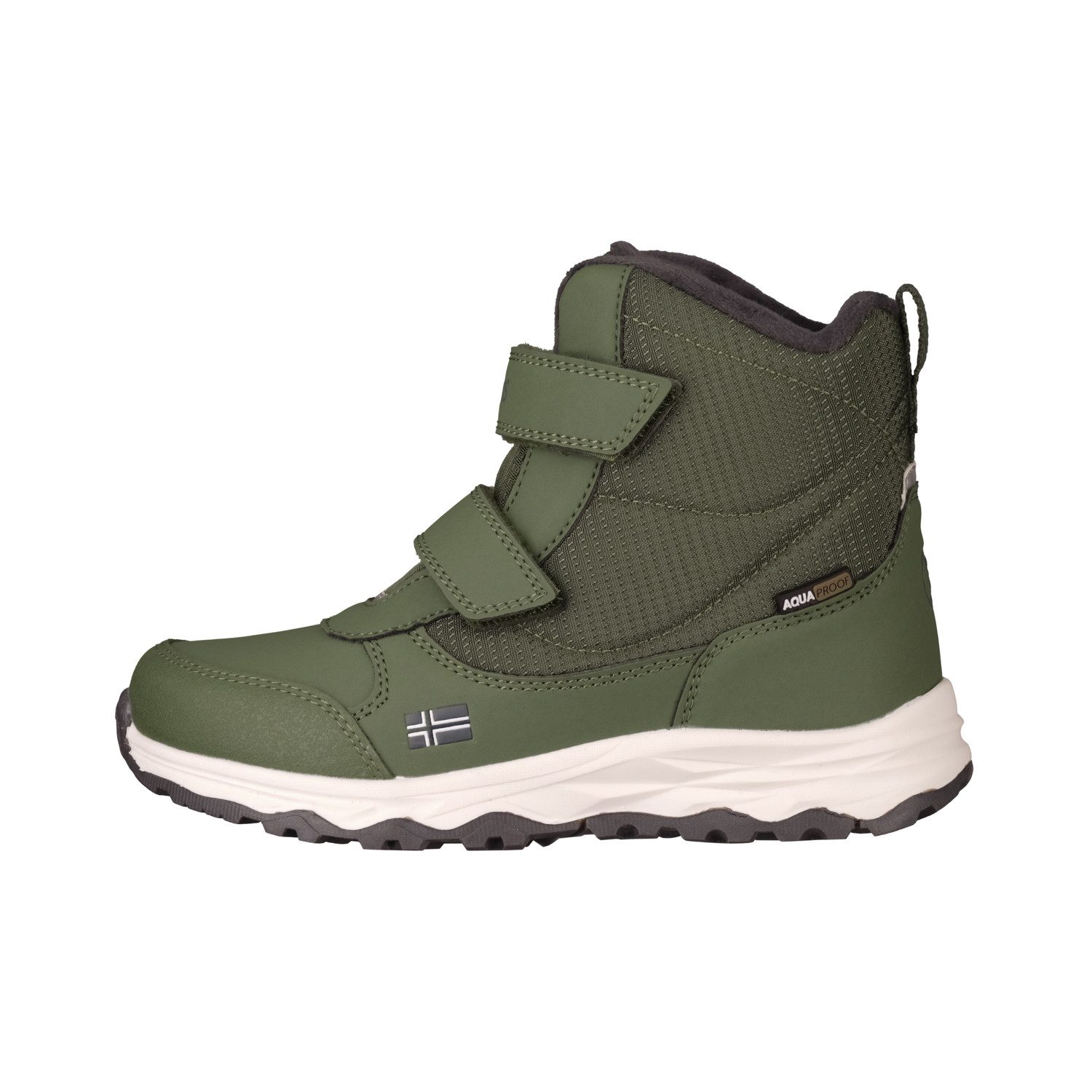 TROLLKIDS KIDS HAFJELL WINTER BOOTS Winterstiefel wasserdicht, Klettverschluss, reflektierende Details