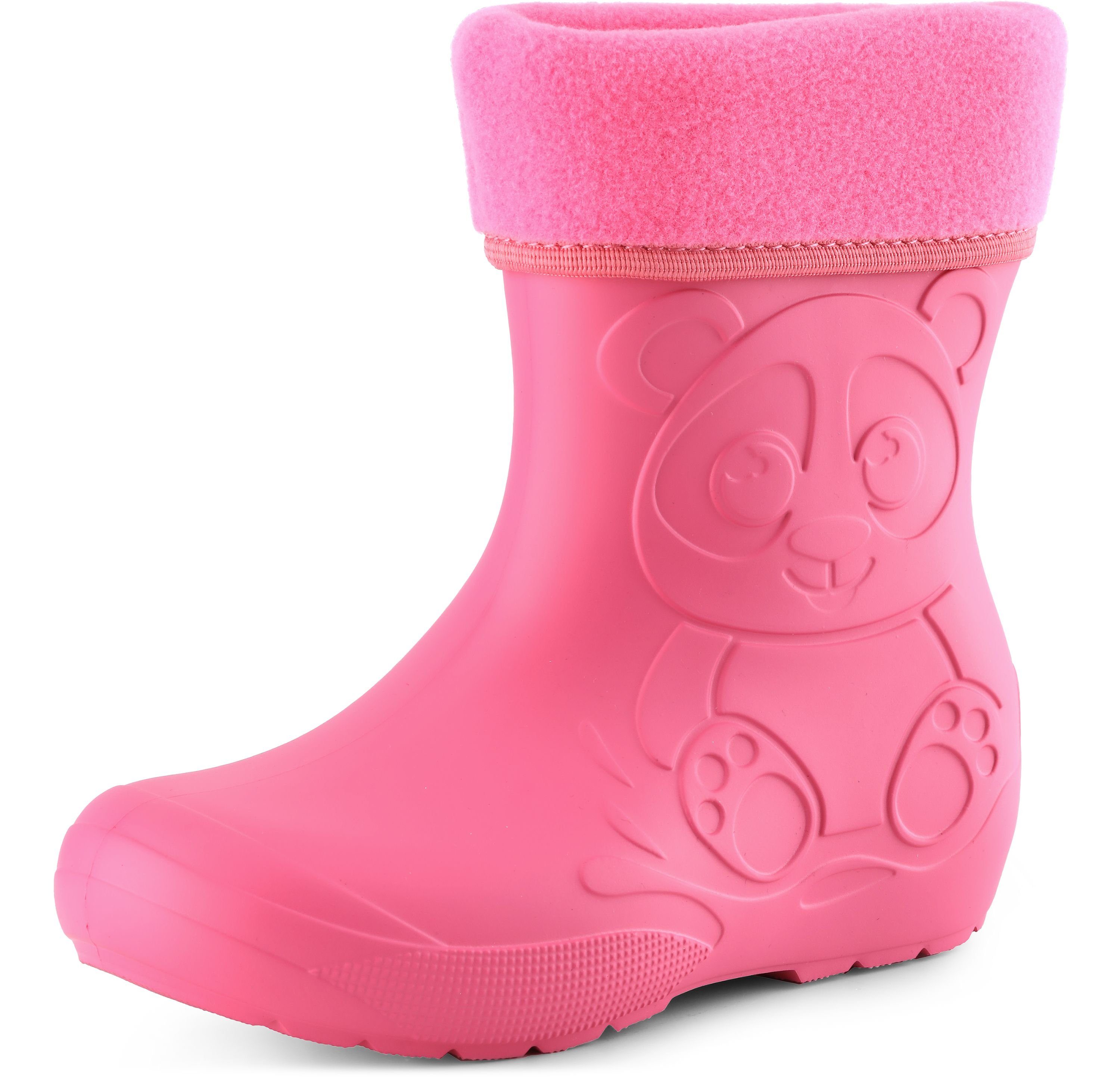EVA Kinder Gummistiefel Regenschuhe gefüttert LA-CA-11 Gummistiefel