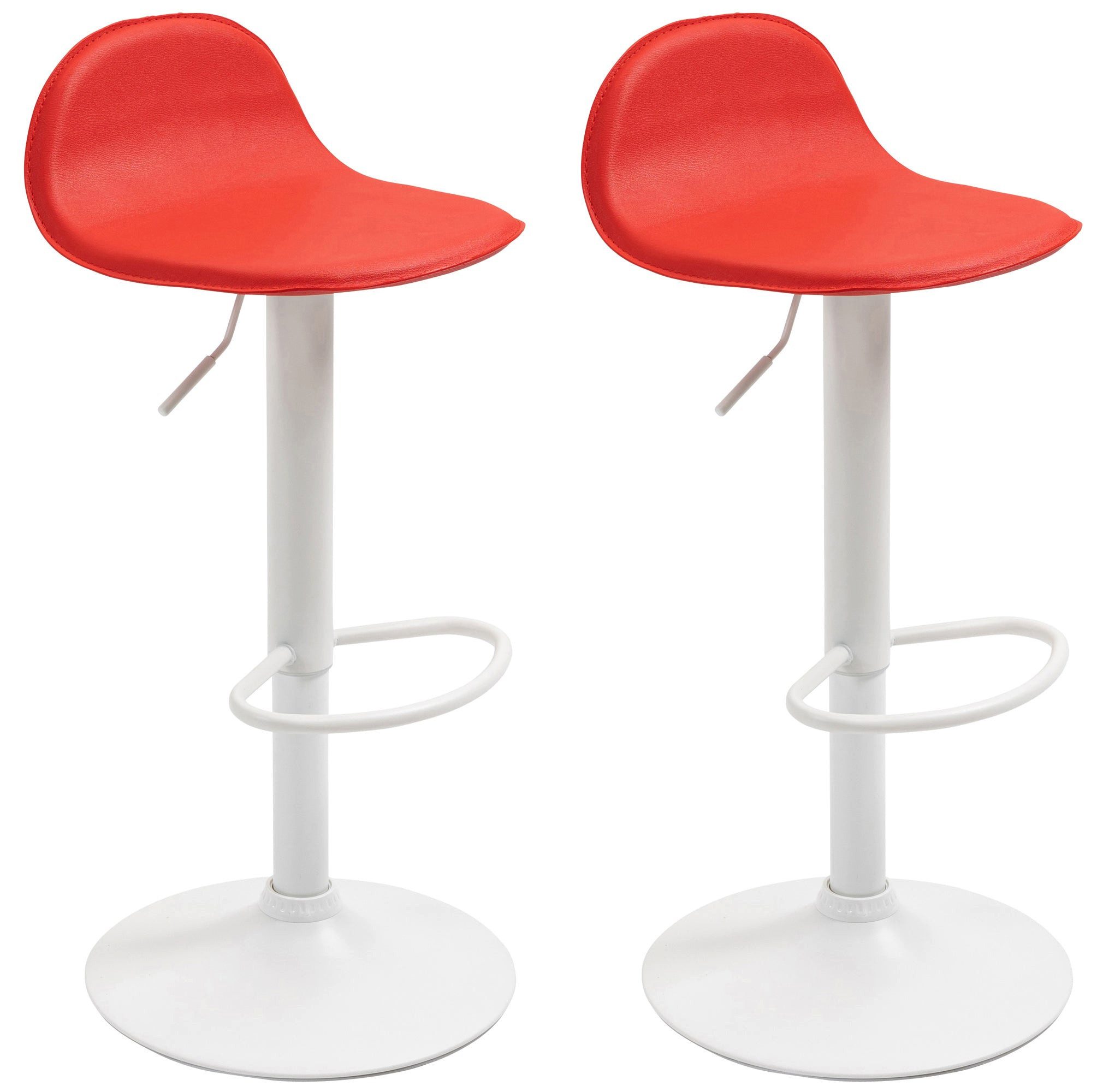 Bistrostuhl 2er Set Barhocker Lana V2 Kunstleder