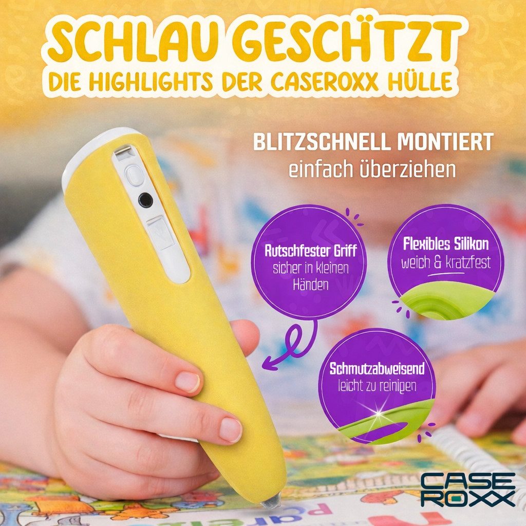 caseroxx Lernspielzeug Silikon-Hülle für Ravensburger TipToi Player (00700) / Lite 153 (1-St) – Bild 3 von 5