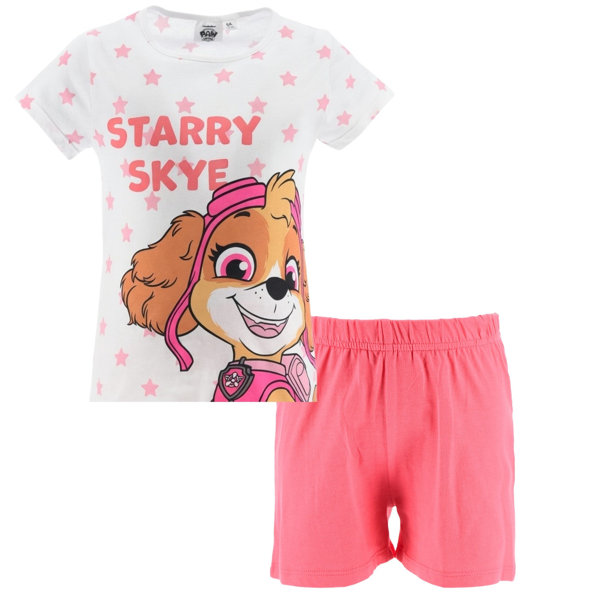 PAW PATROL Schlafanzug PAW PATROL Mädchen Pyjama kurzer Schlafanzug (Paw Patrol)