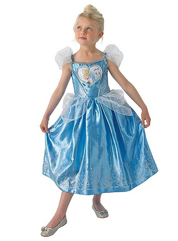 Rubie´s Kostüm Cinderella Loveheart Kostüm für Kinder, Klassische Märchenprinzessin aus dem Disney Universum