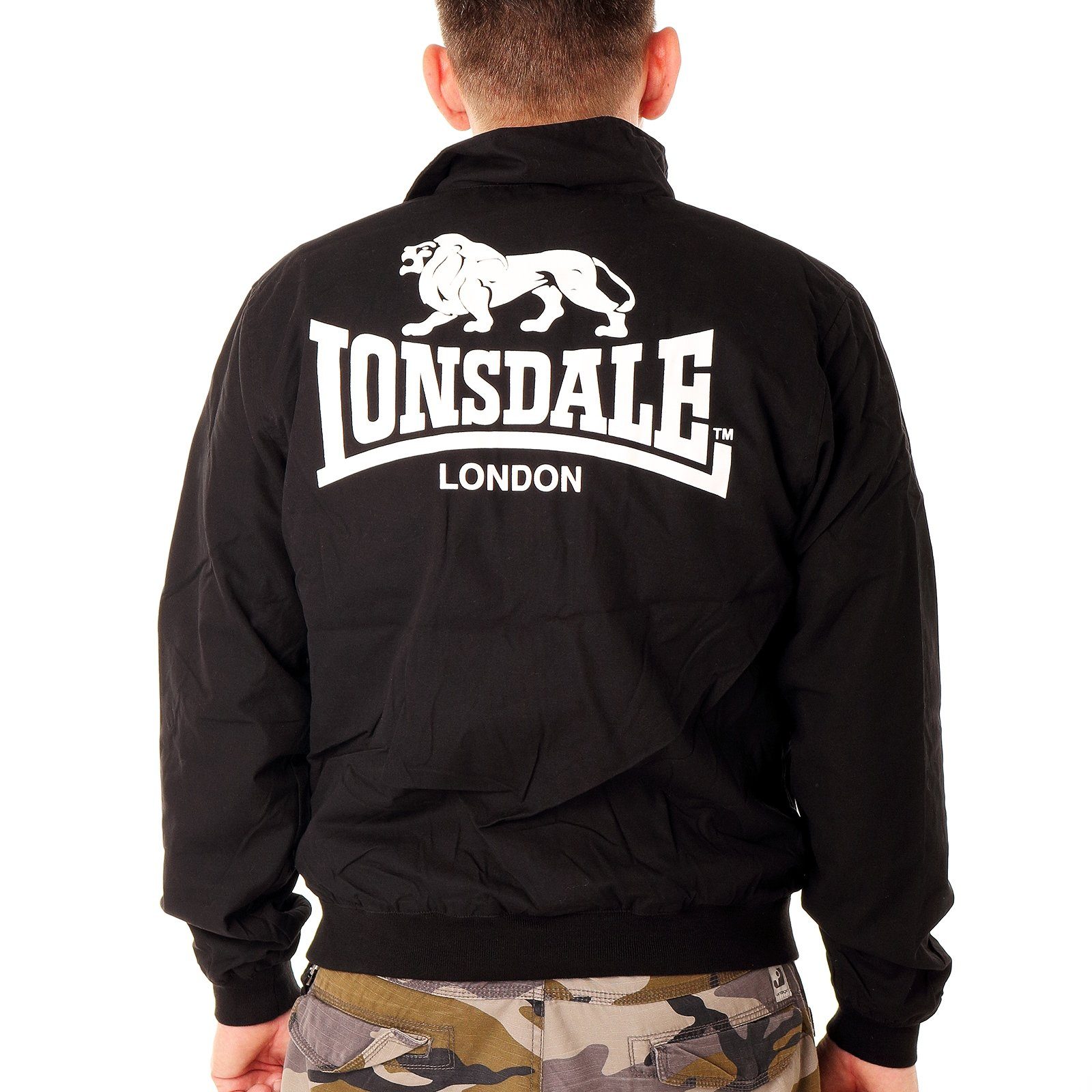 LONSDALE Acton Black LONDON Outdoorjacke Lonsdale Jacke
