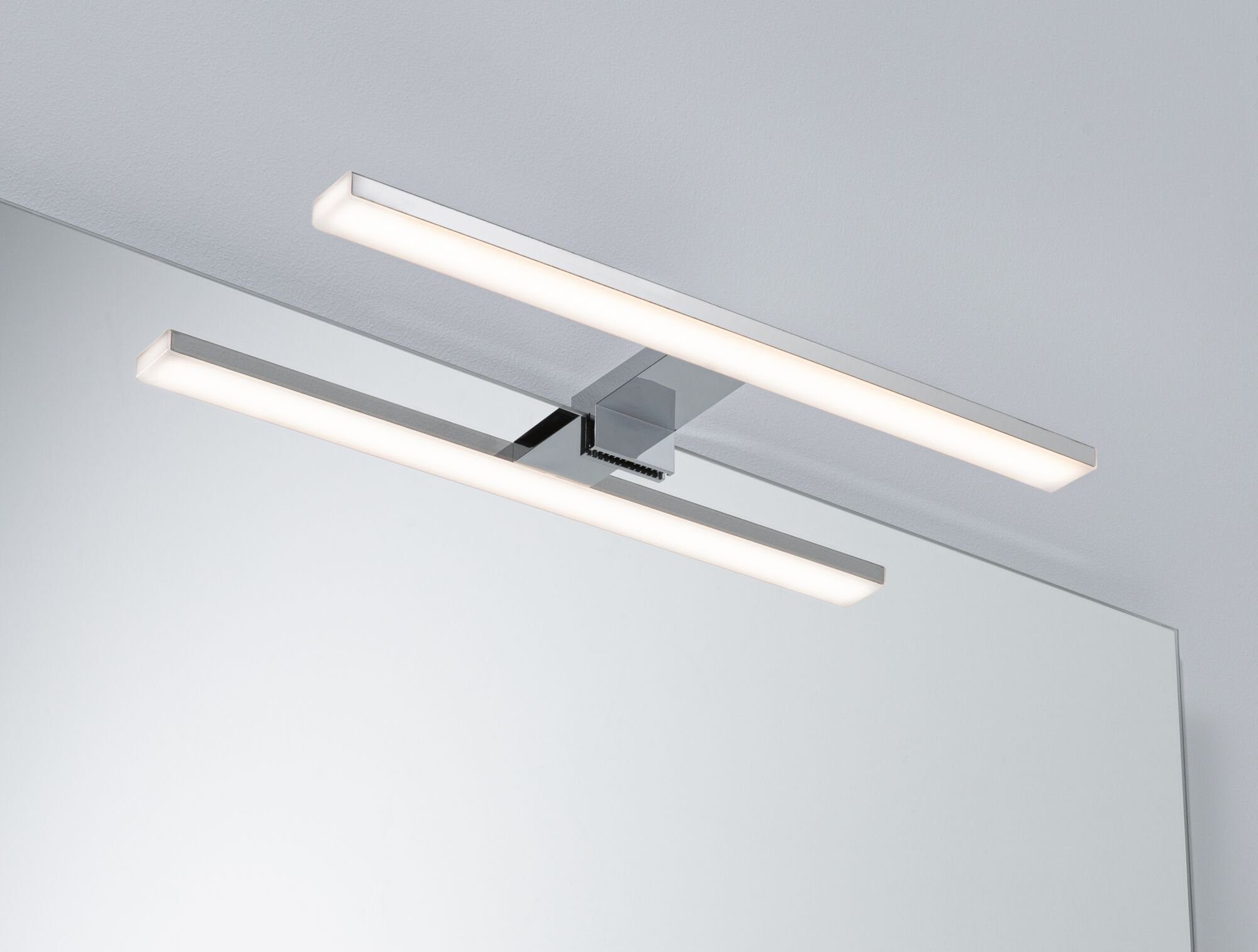 LED integriert, Evie, Spiegelleuchte Paulmann fest Warmweiß, Badezimmerleuchte