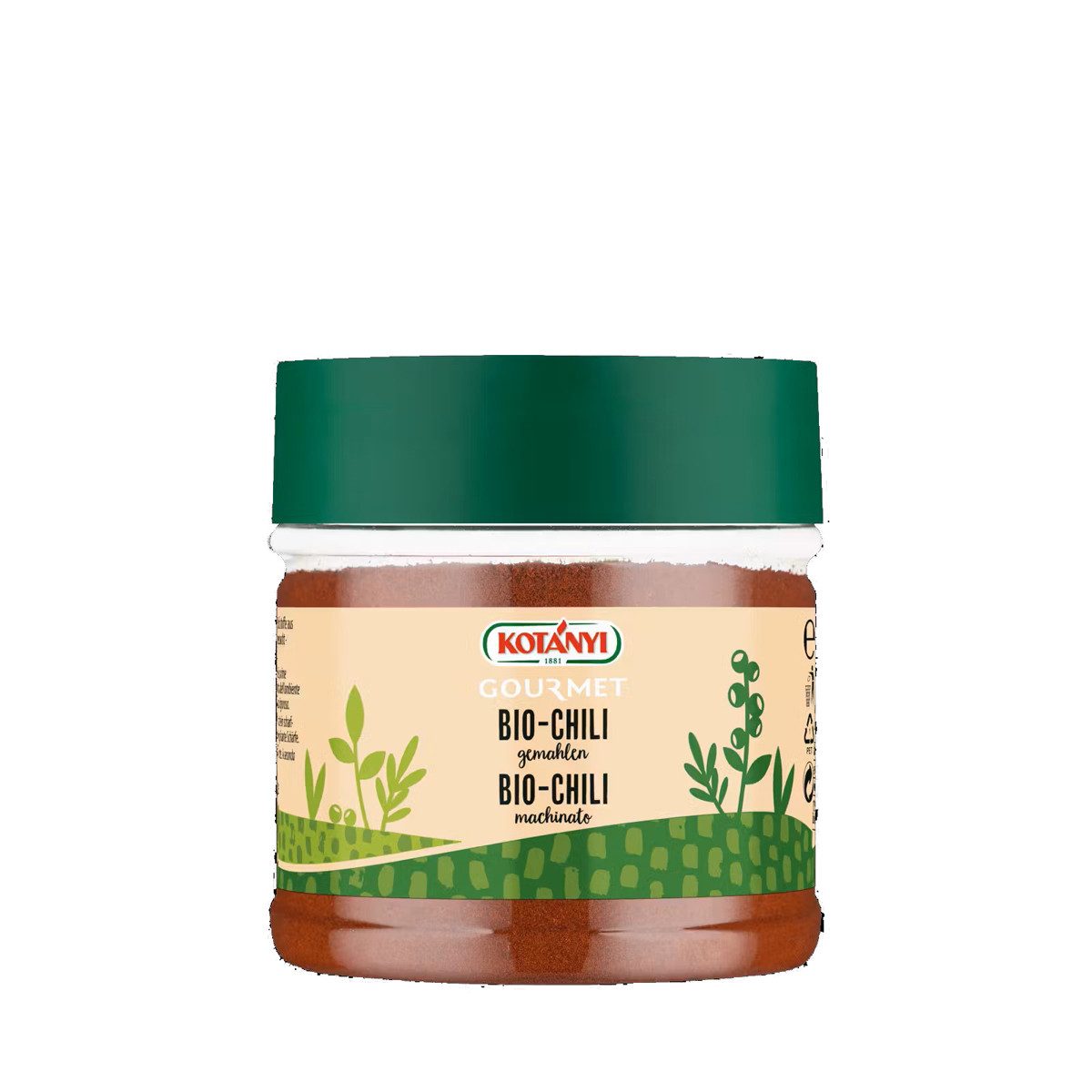 KOTANYI Gewürz, Kotanyi Bio Chili fein vermahlene Chilischoten pikant scharf 155g
