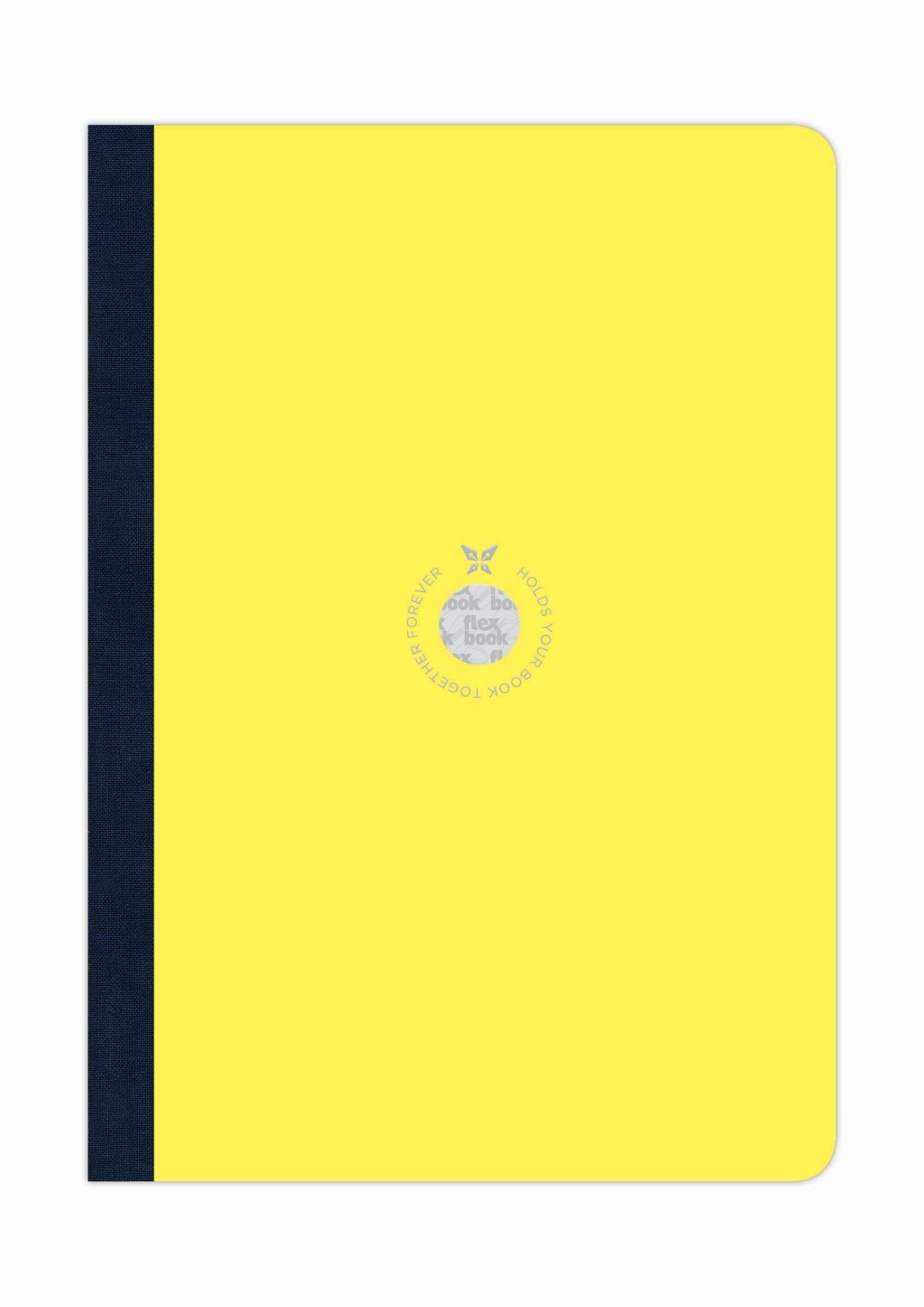 Flexbook Notizbuch Flexbook Smartbook Liniert 160 Seiten Ökopapiereinband viele Größen/Fa Gelb 17*24cm