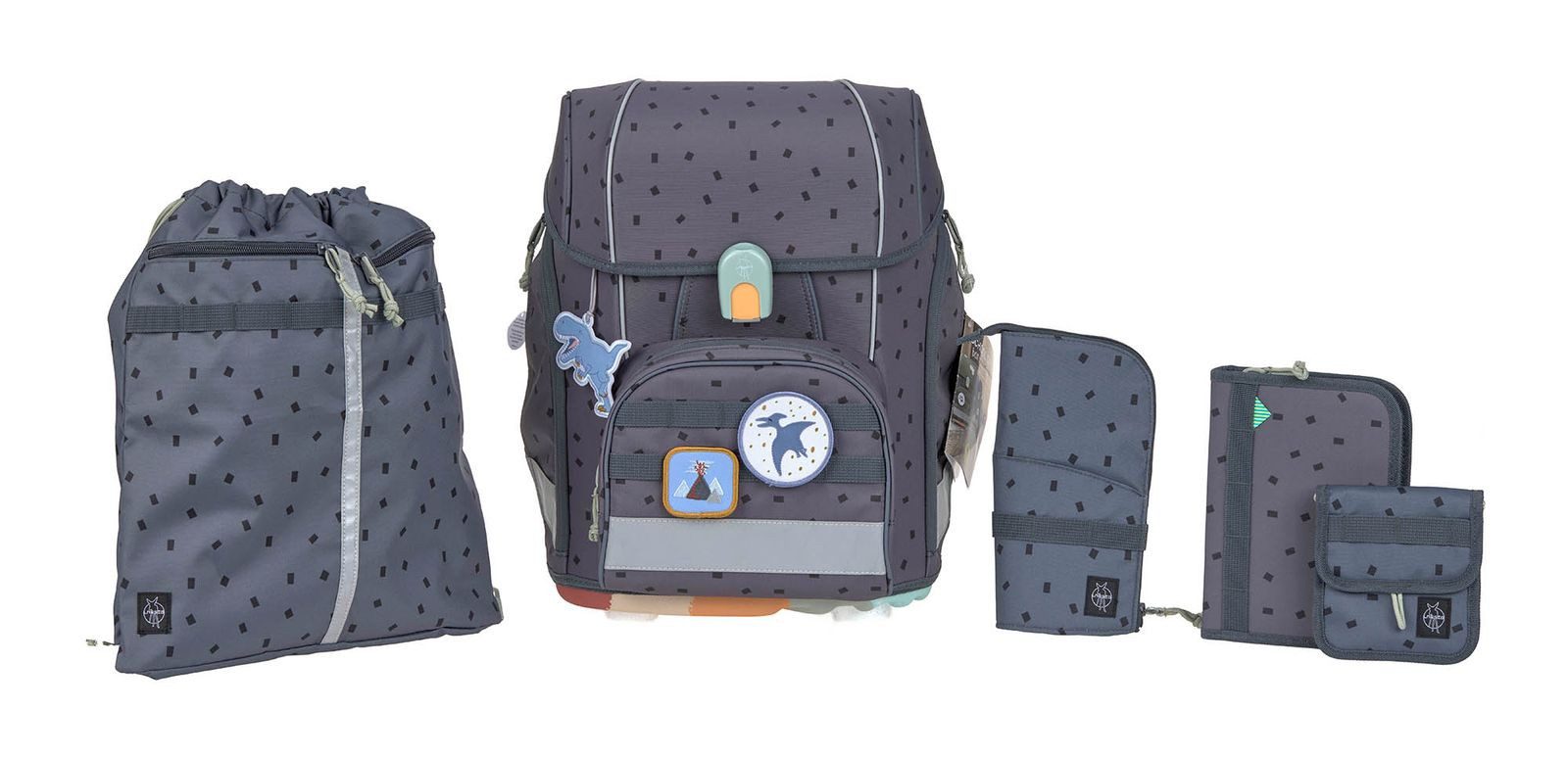 LÄSSIG Schulranzen School Set Boxy Unique Special Edition (Set, 5-tlg)