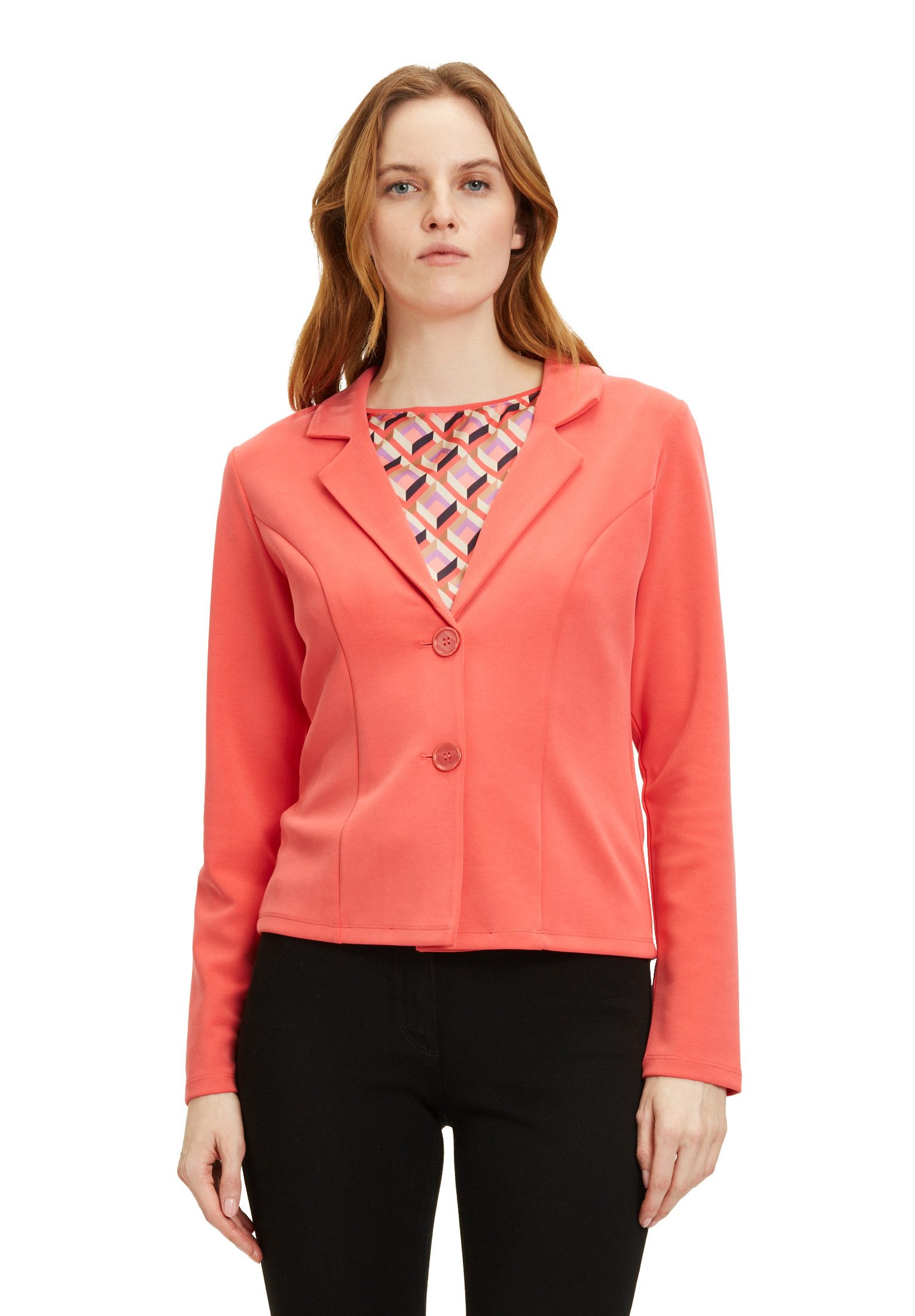 Jackenblazer Betty Barclay Jerseyjacke mit Knöpfen
