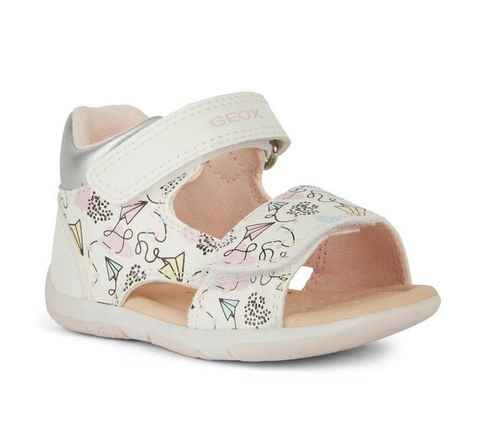 Geox B SANDAL TAPUZ GIRL Lauflernschuh Sandale, Klettschuh, Babyschuh mit Klettverschlüssen