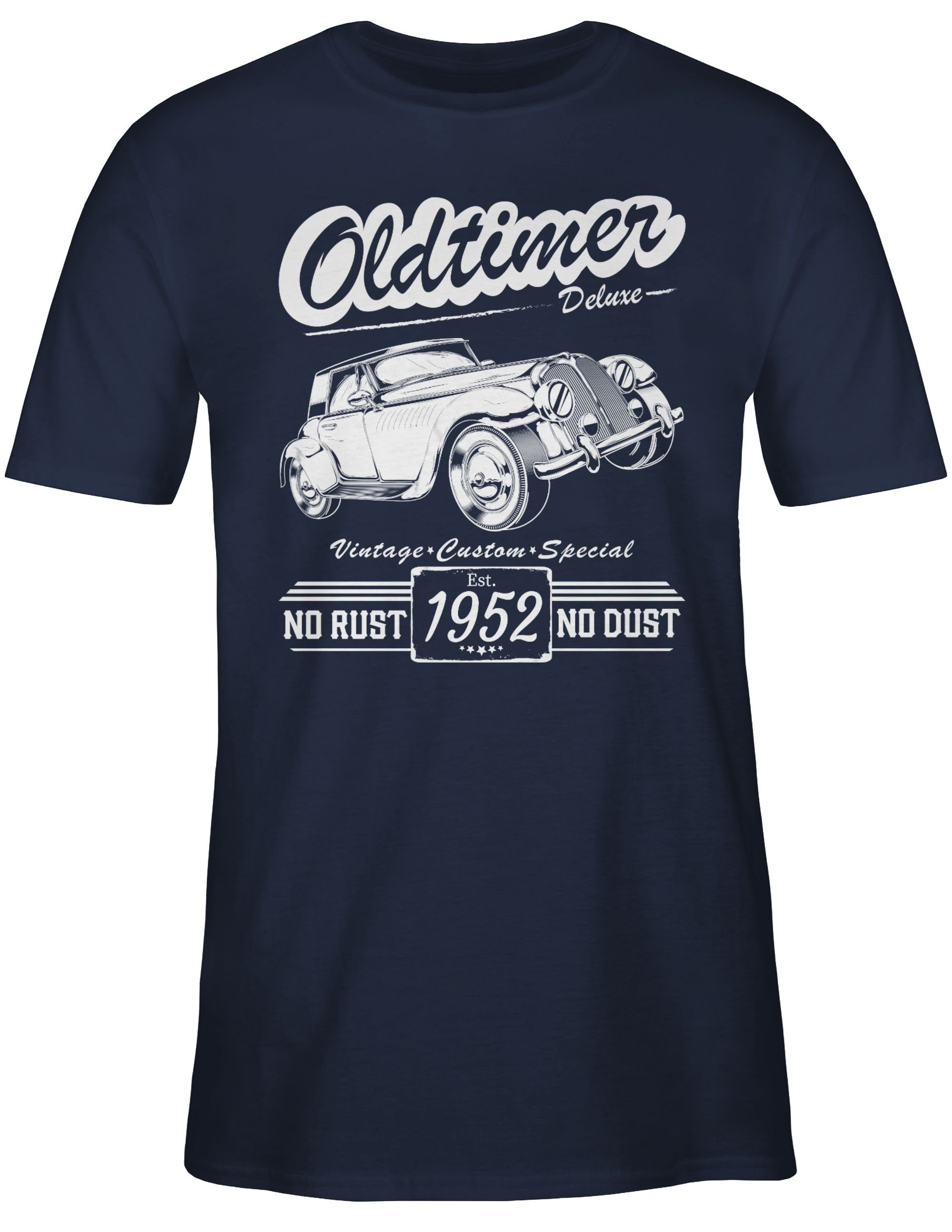 Geburtstag Navy 1953 Siebzig T-Shirt Oldtimer 70. Shirtracer Blau Baujahr 2