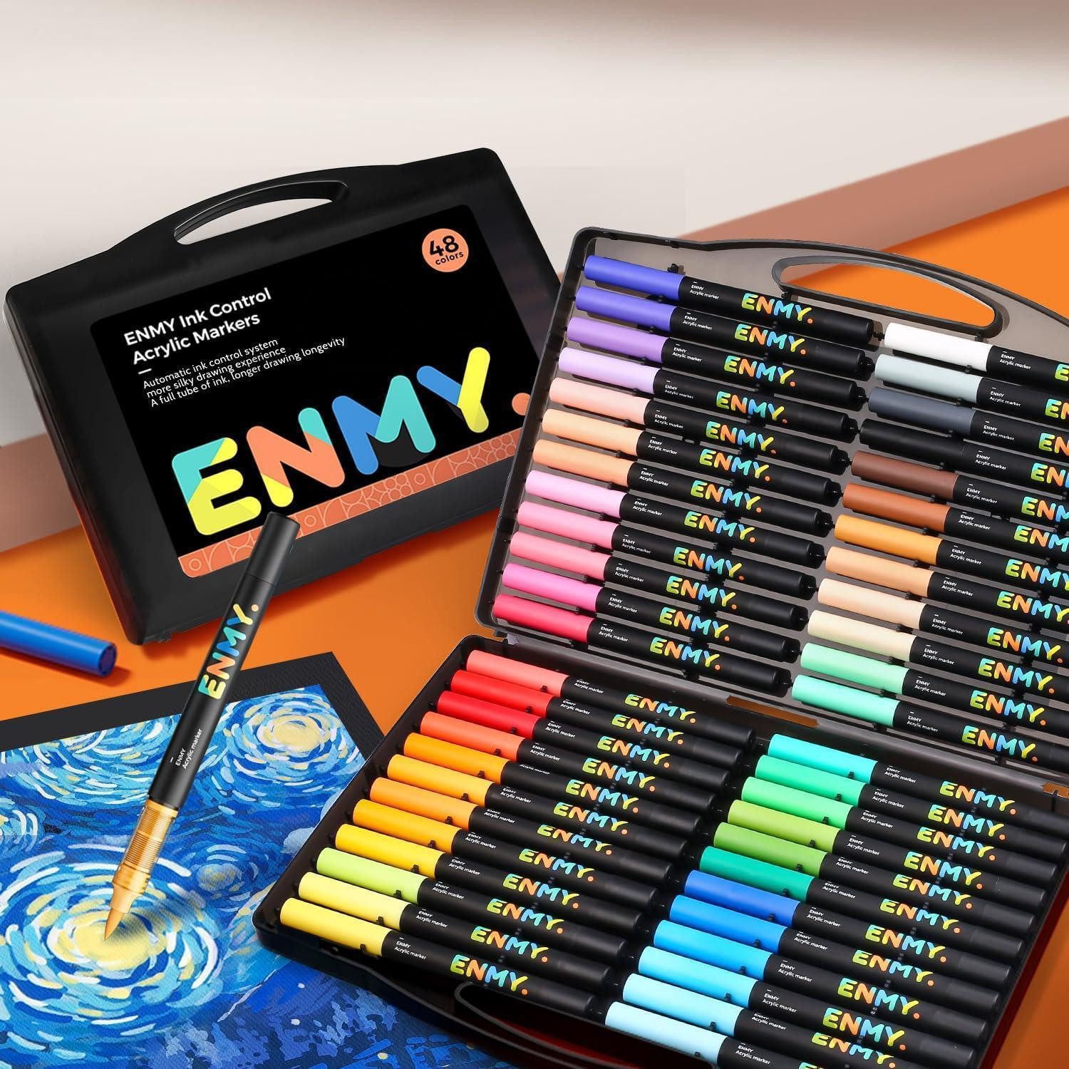 LuxusKollektion Malstift Acrylmalstifte 48 Farben Direktflüssig