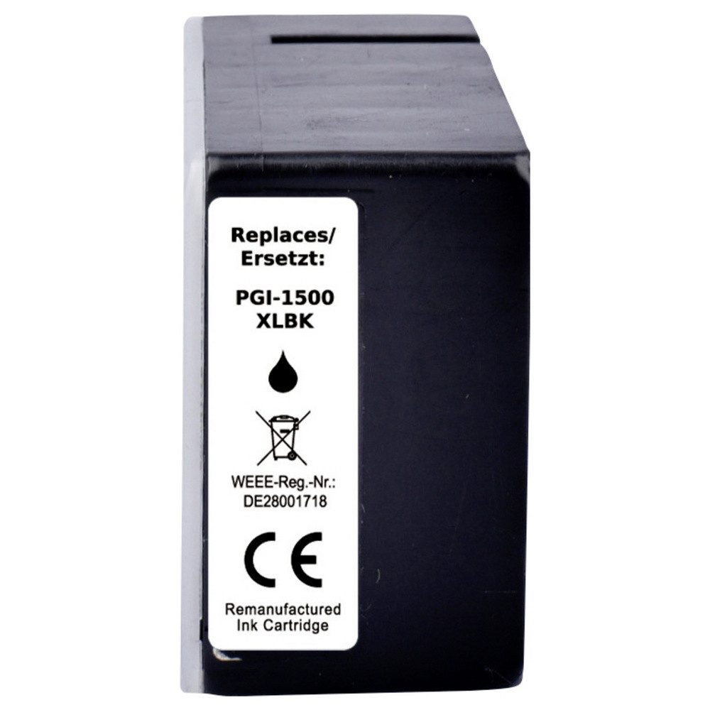 Renkforce Renkforce Druckerpatrone ersetzt Canon PGI-1500BK XL Kompatibel Schwa Tintenpatrone