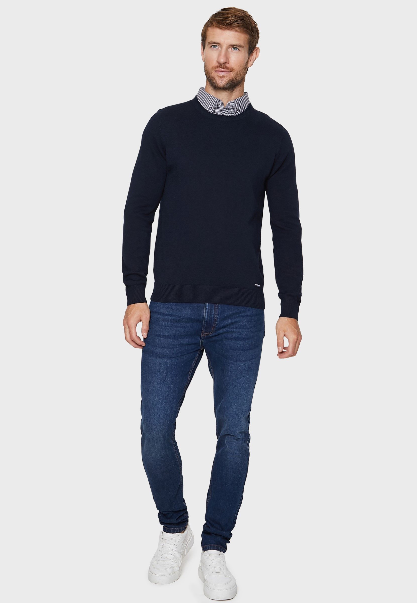 Threadbare Rundhalspullover Gibbs (1-tlg) mit Zopfstrickmuster günstig online kaufen