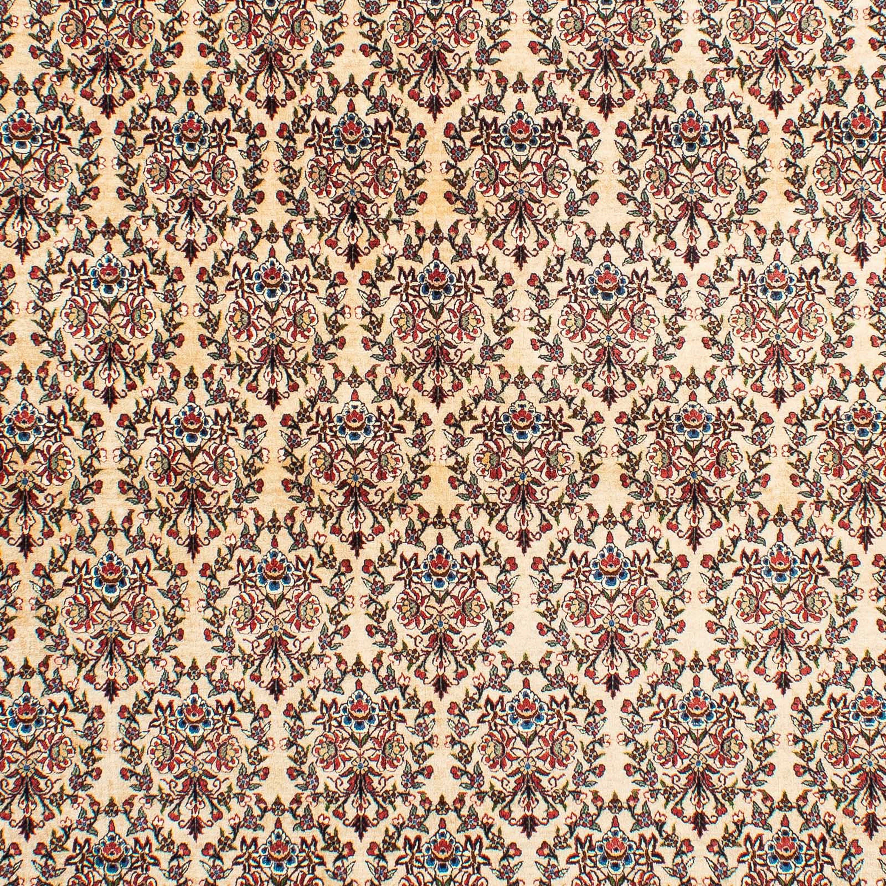 Orientteppich Perser - Bidjar Handgeknüpft, Höhe: mit x beige, 208 - mm, morgenland, 15 Wohnzimmer, Zertifikat 300 cm rechteckig, Einzelstück 