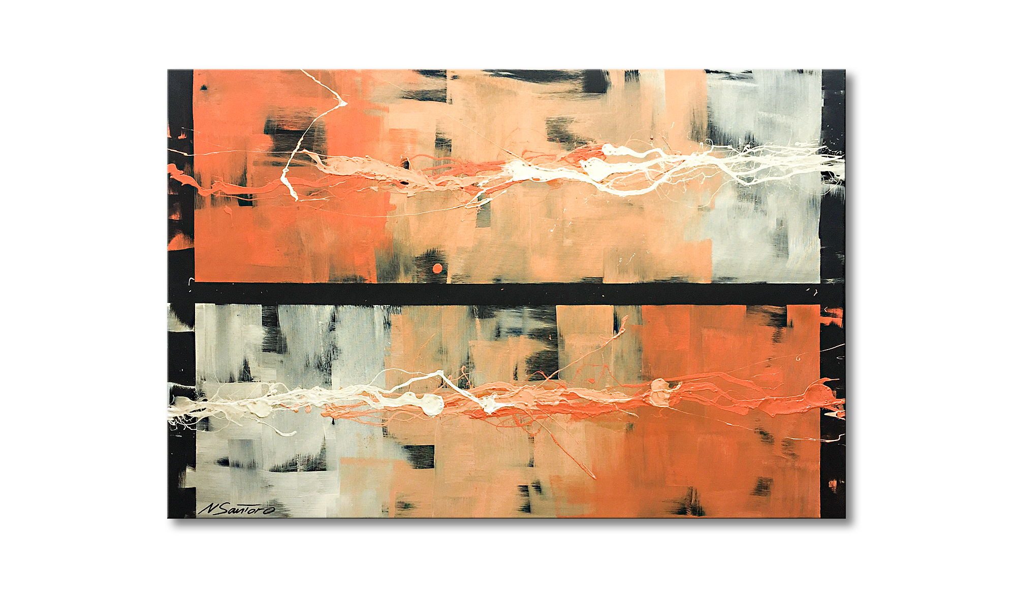 WandbilderXXL Картина Energy 120 x 80 cm, Abstraktes Картина, handgemaltes Unikat