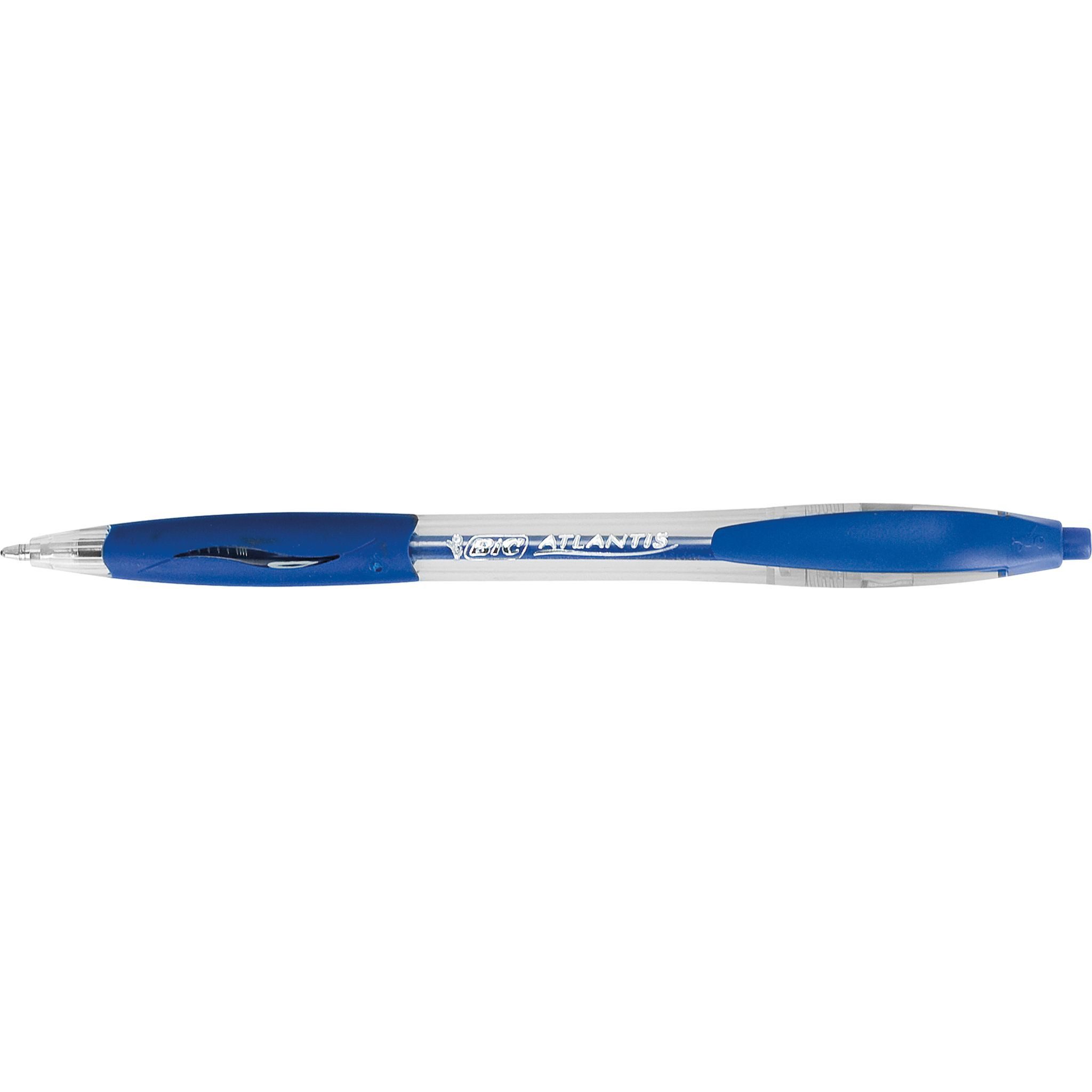 BIC Kugelschreiber BiC Druckkugelschreiber ATLANTIS Classic - 0,4 mm, blau