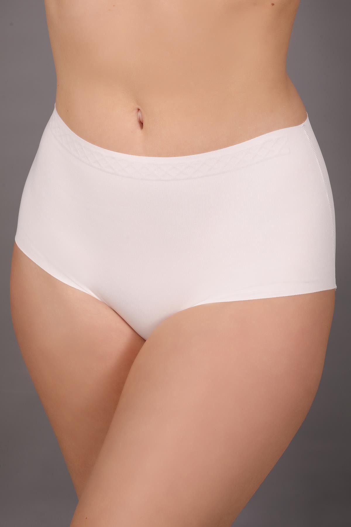 C&CITY Slip Übergröße Rutschfeste Hohe Taille Laser-Slips