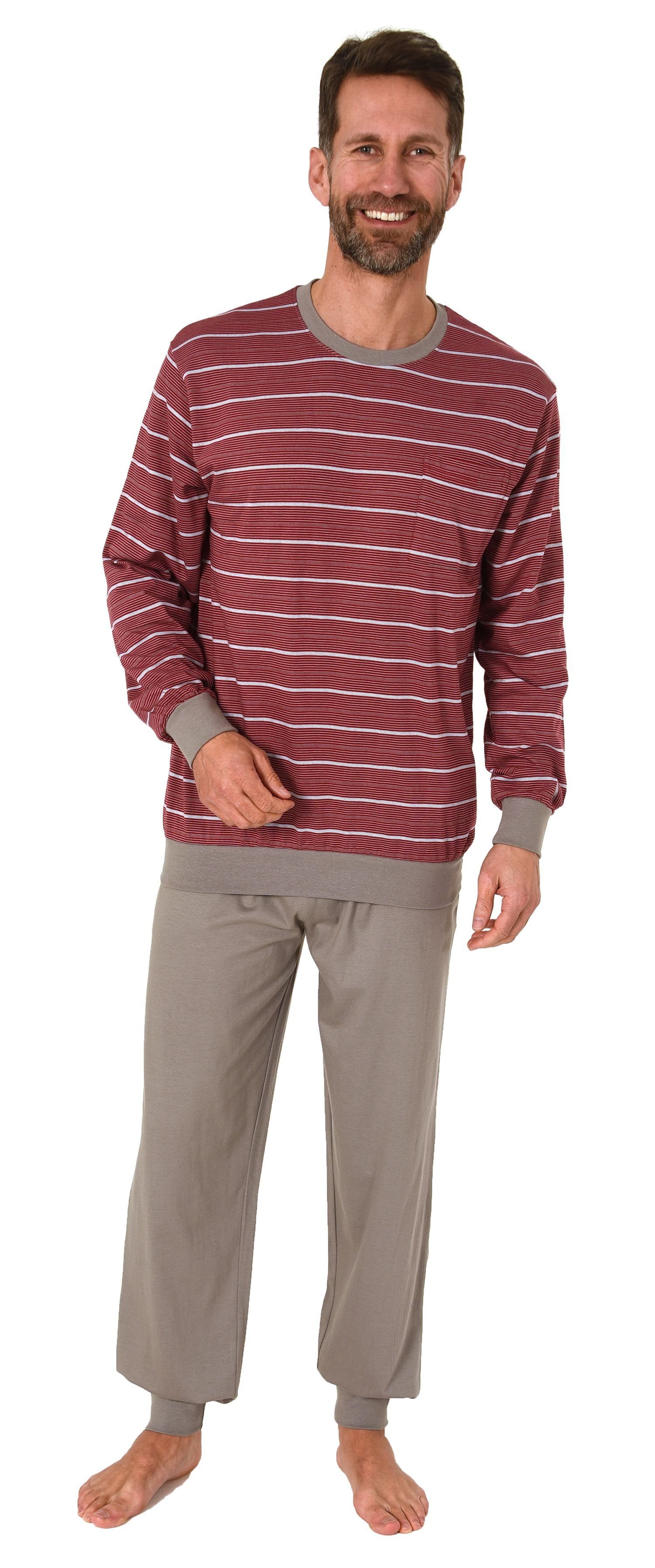 Normann Pyjama Herren Pyjama langarm mit günstig online kaufen