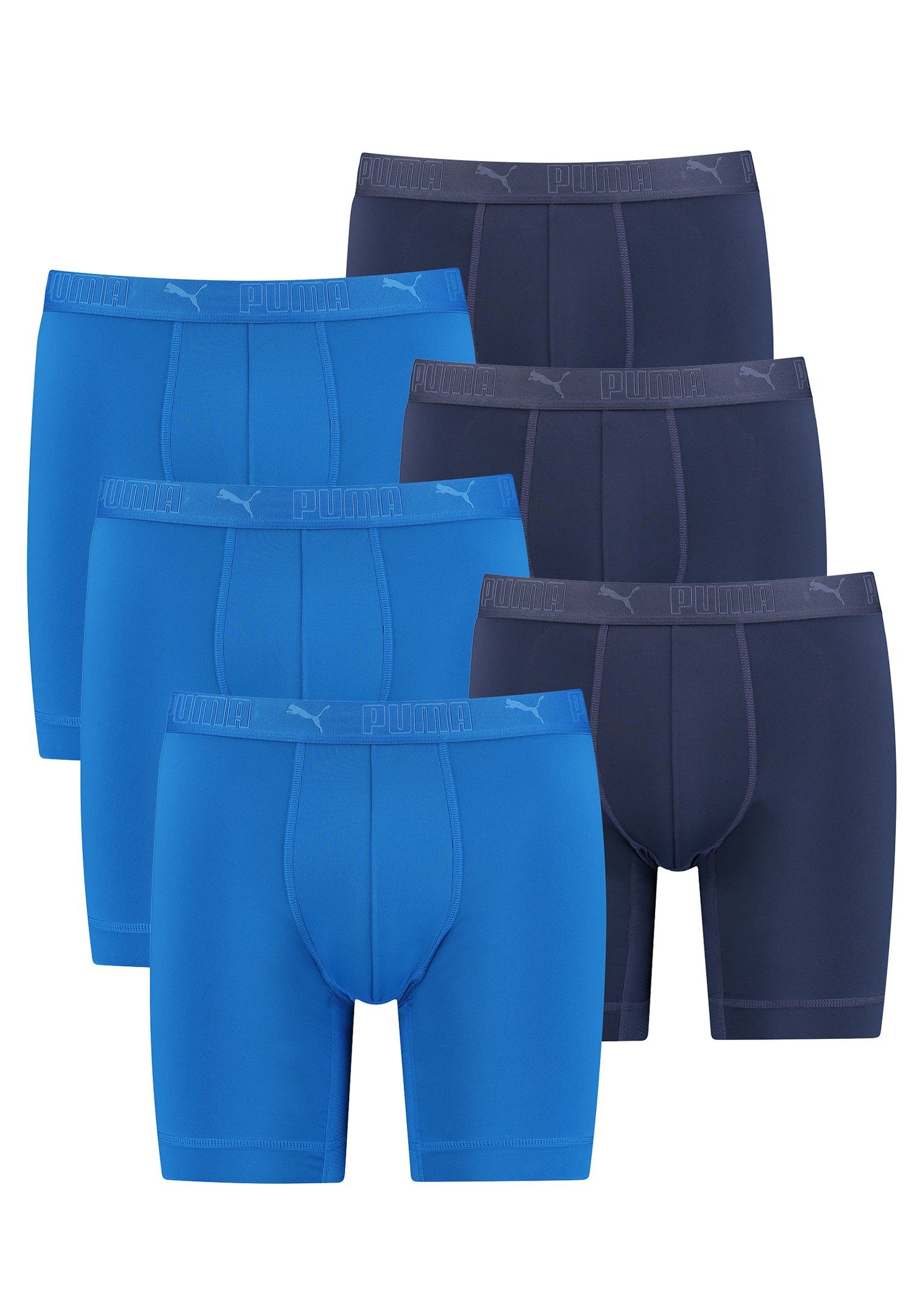 PUMA Boxershorts PUMA SPORT MICROFIBER LONG BOXER 6P günstig online kaufen
