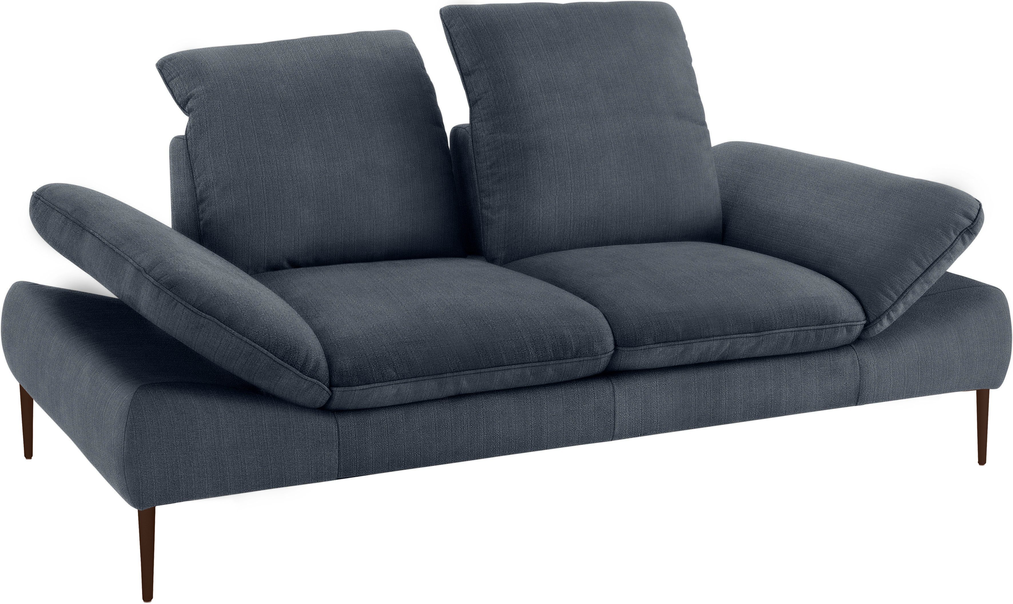 W.SCHILLIG 2-Sitzer bronze Sitztiefenverstellung, enjoy&MORE, cm Füße 202 pulverbeschichtet, Breite