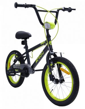 KXD Mountainbike 16 Zoll Kinderfahrrad Jungenfahrrad Kinderrad Bike Fahrrad BMX Gelb