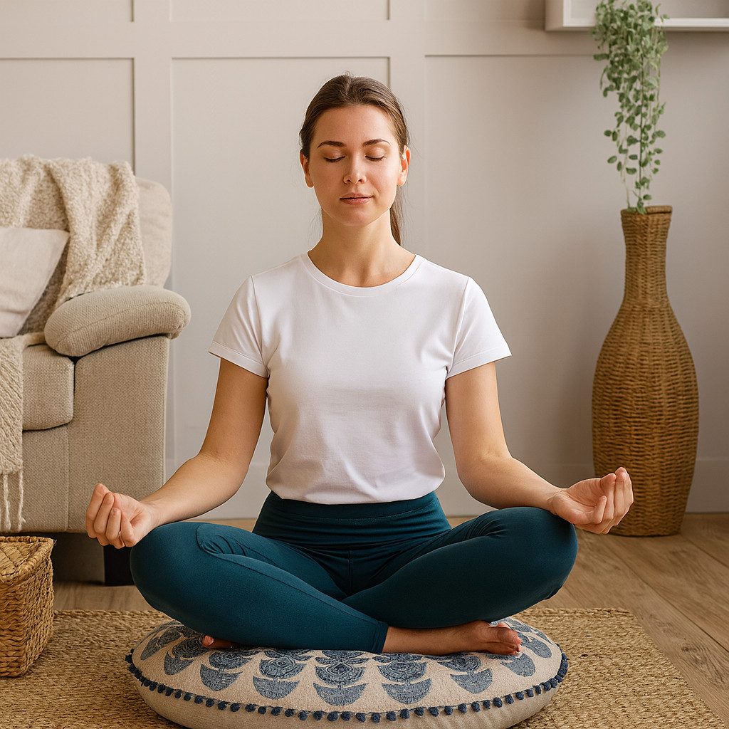 Marrakesch Orient & Mediterran Interior Bodenkissen Bodenkissen Garet Blau günstig online kaufen