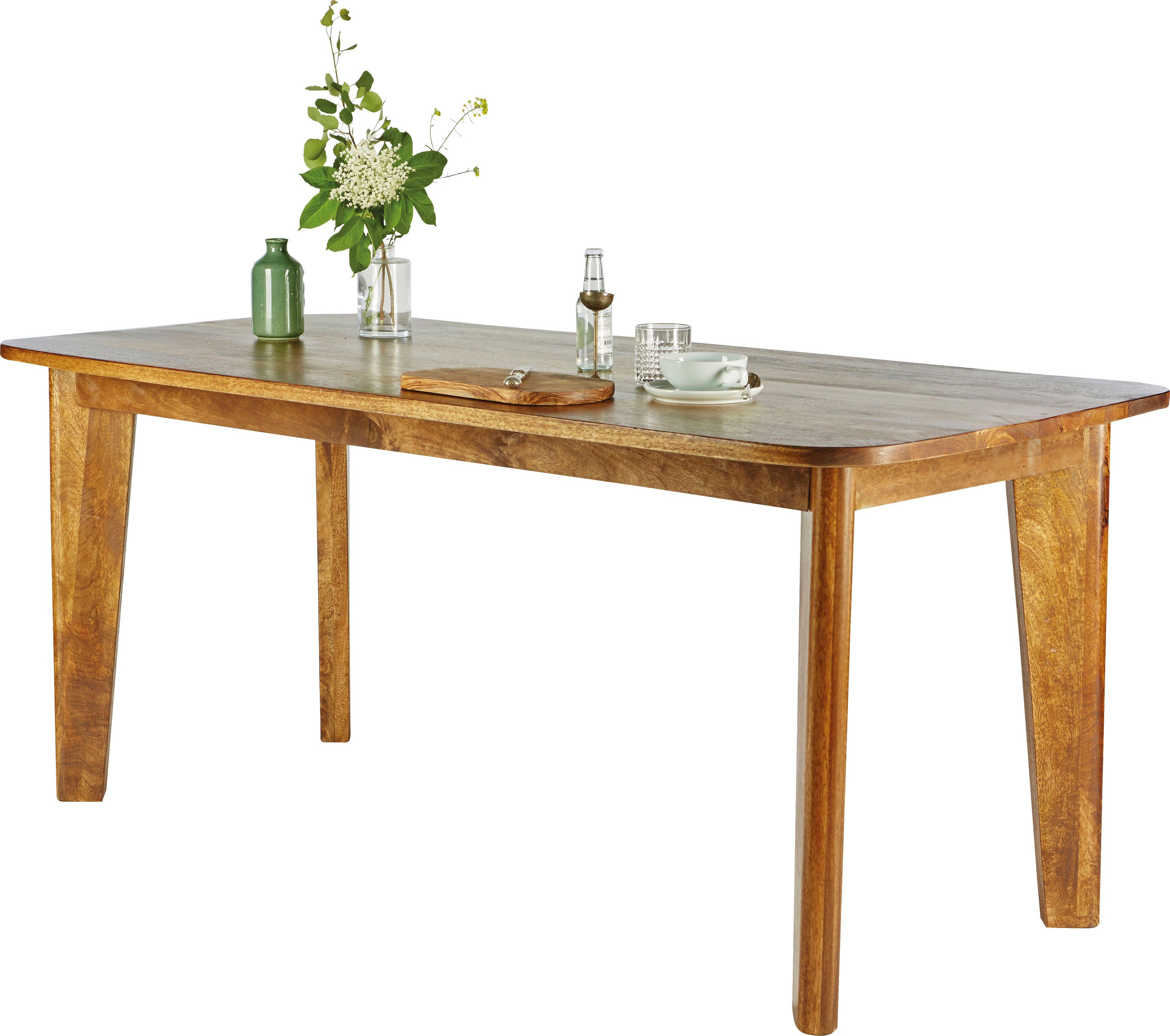 TOM TAILOR HOME Esstisch T-ELEPHANT TABLE, aus Mangoholz, betont massive Beine, Breite 180 cm