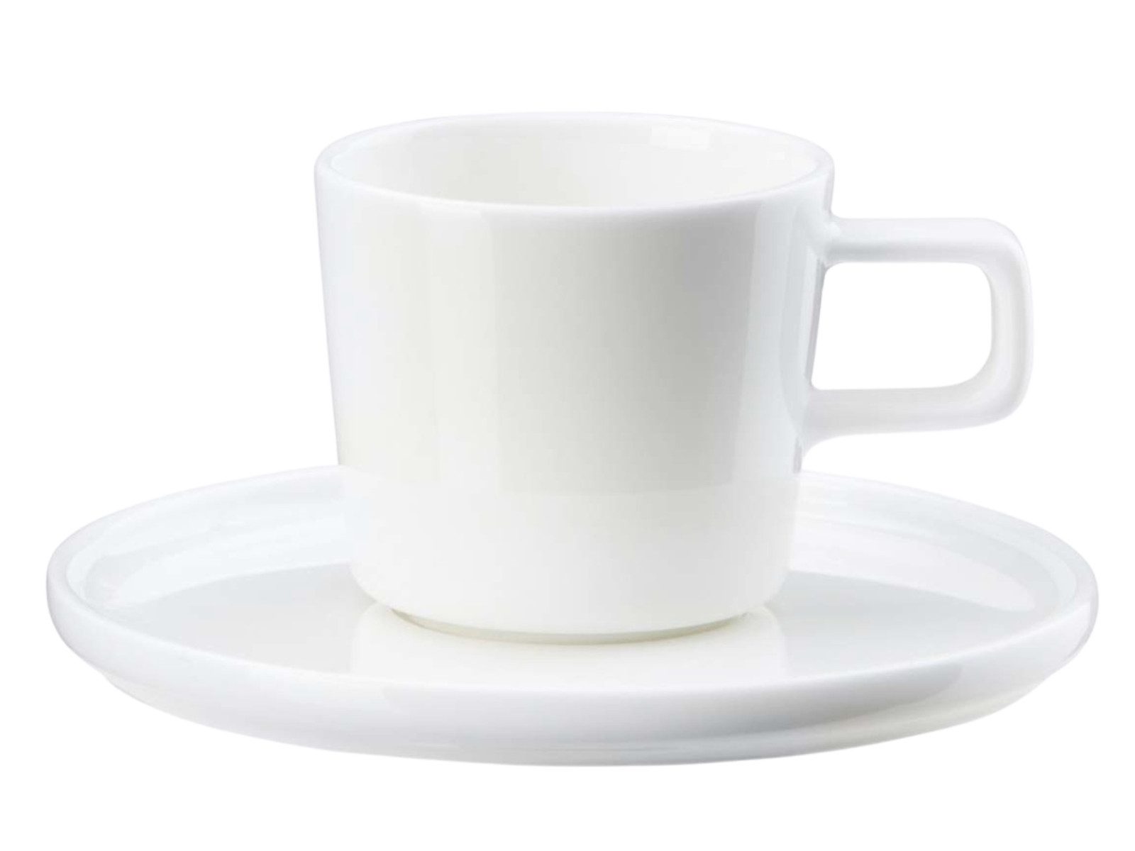ASA SELECTION Espressotasse à table oco Espressotasse mit Untere 5,8 cm, Fine Bone China, Geschirr