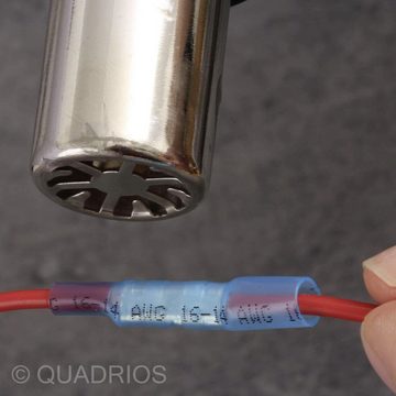 Quadrios Stoßverbinder Quadrios 22C466 Stoßverbinder mit Schrumpfschlauch 1.5 mm² 2.5 mm² Vol, 22C466