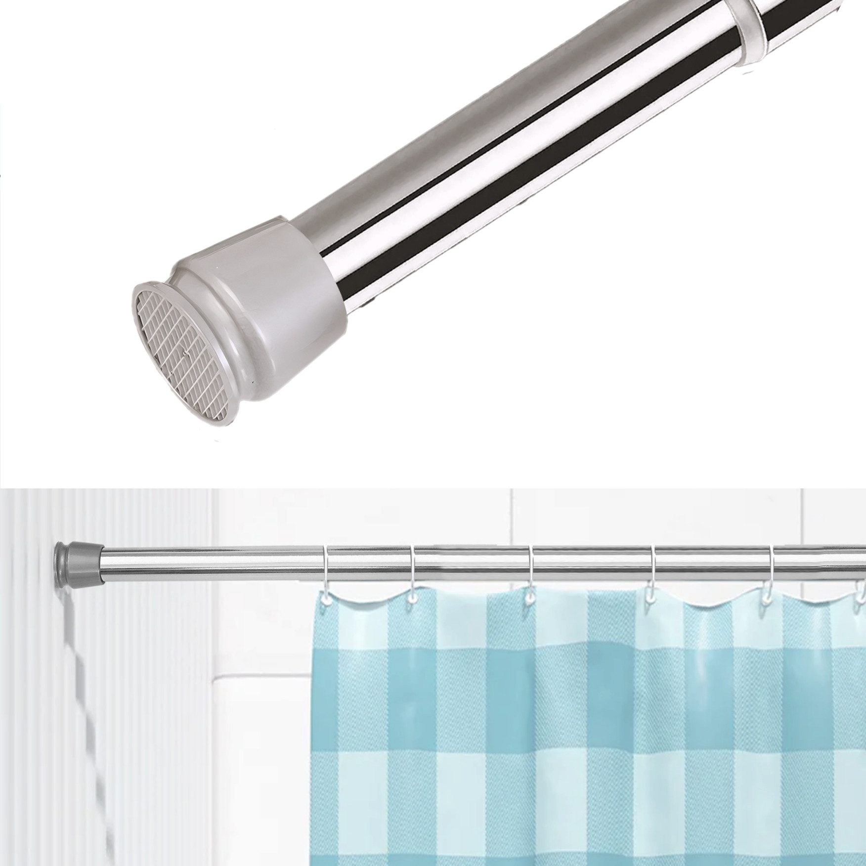 tinycurtains Klemmstange Teleskopstange 70-120 cm oder günstig online kaufen