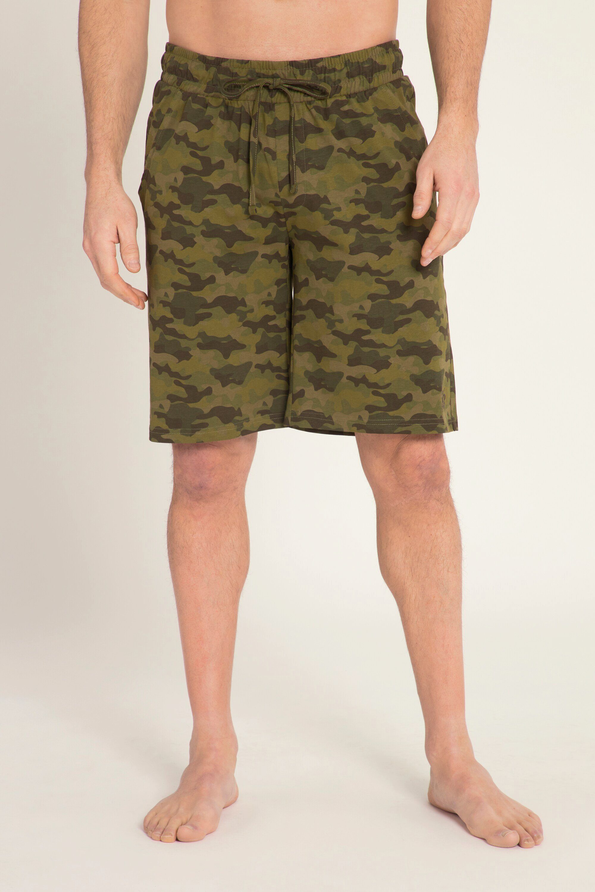 Schlafanzug Print Bermuda Camouflage Shorts Elastikbund JP1880