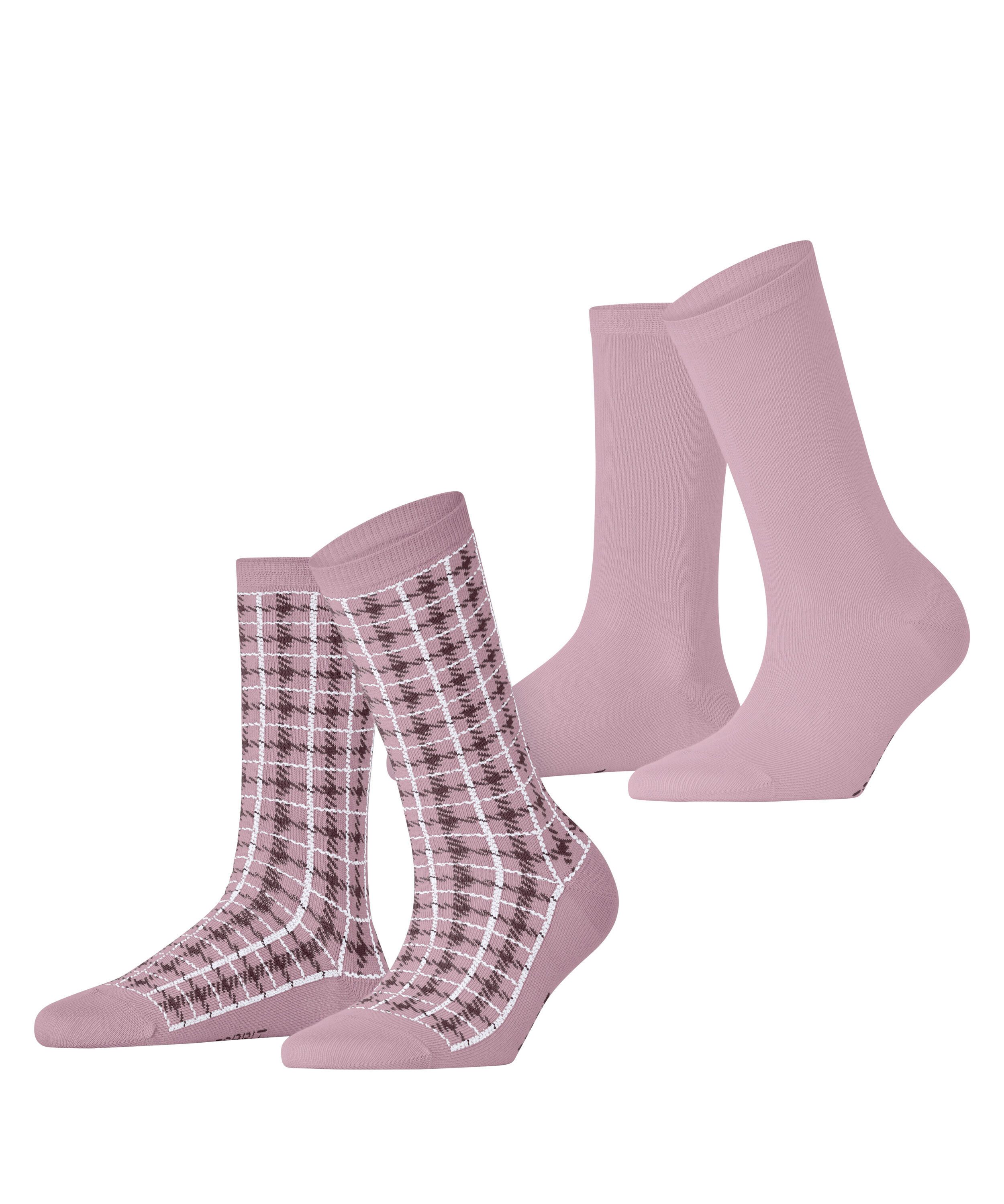 Esprit Socken Esprit Retro Plaid 2-Pack Damen (2-Paar)