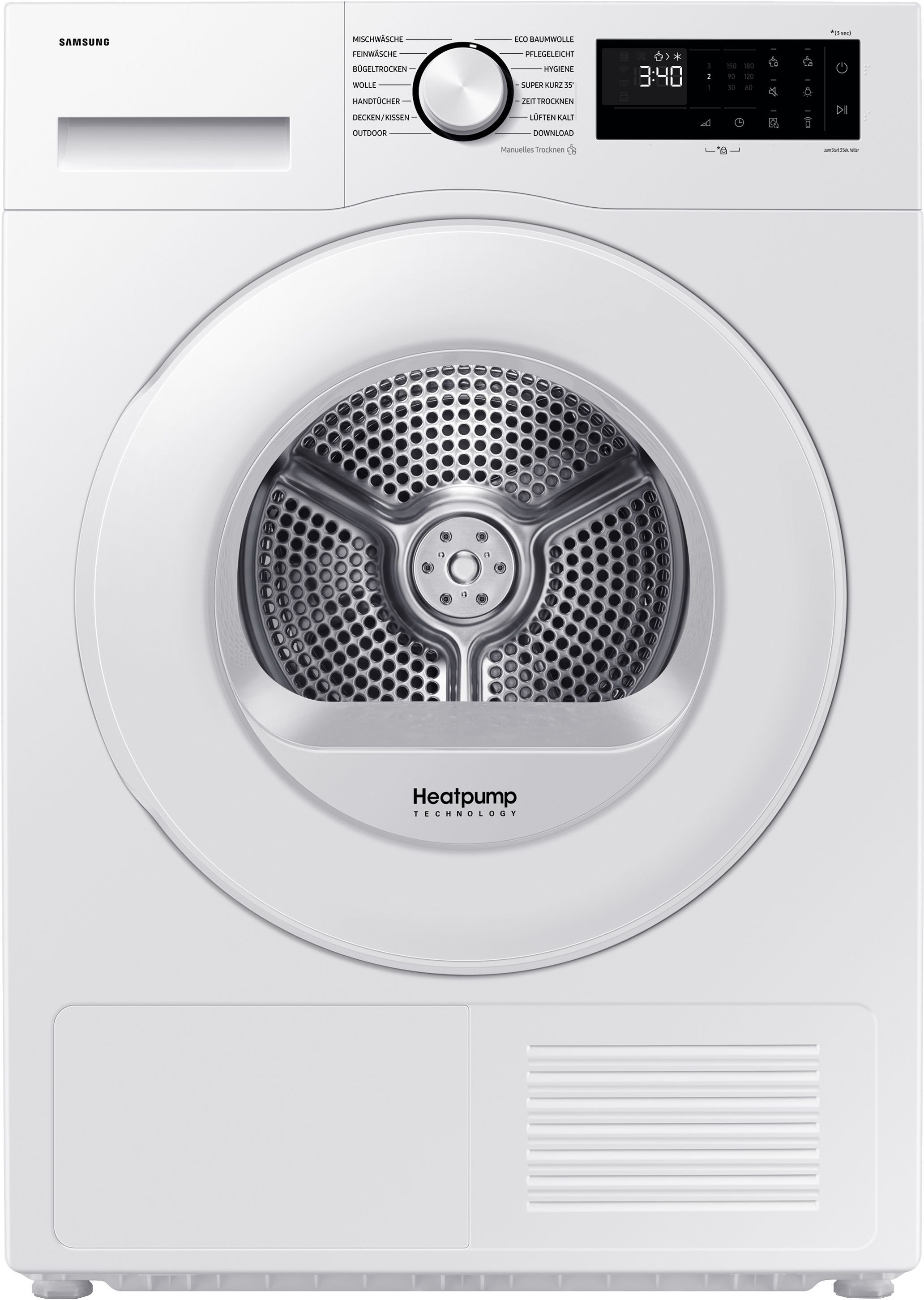 Samsung Wärmepumpentrockner DV80DG52B0TEEG